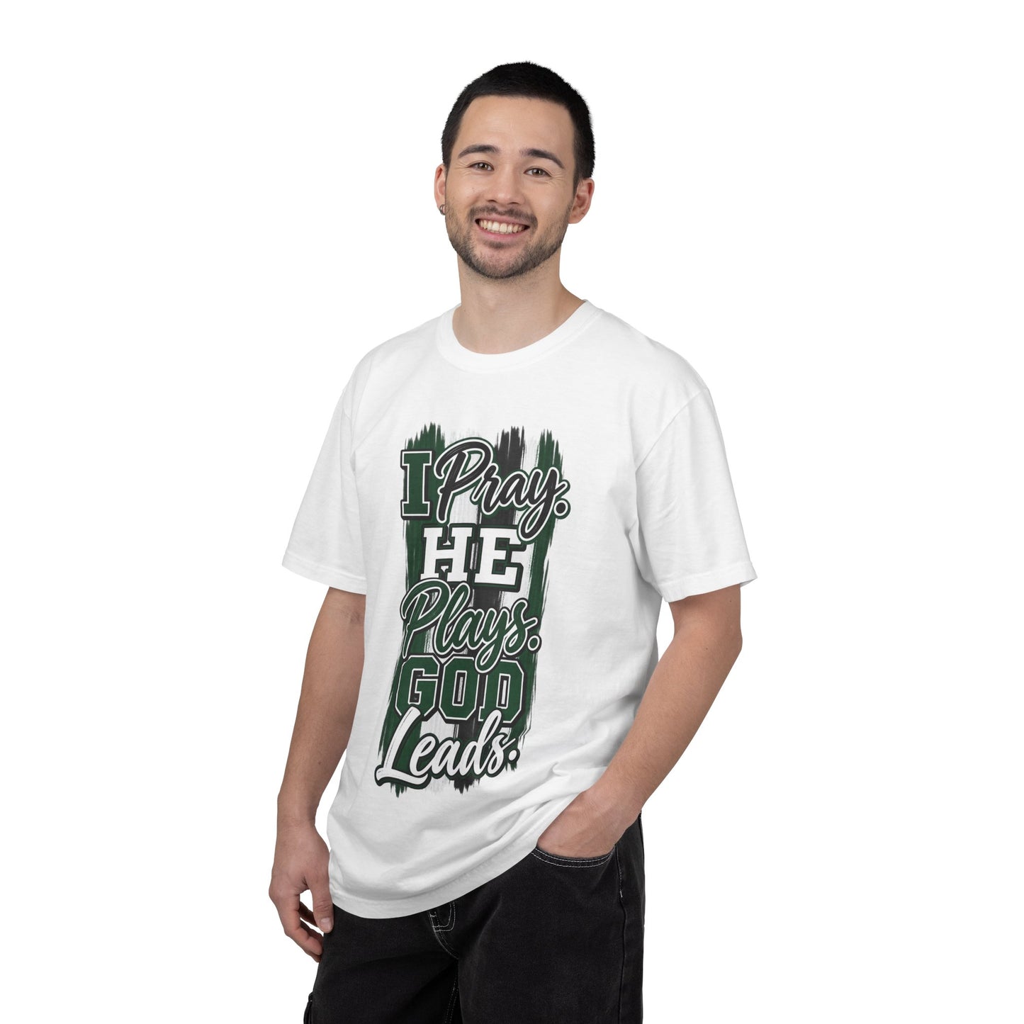I Pray He Plays God Leads T-Shirt