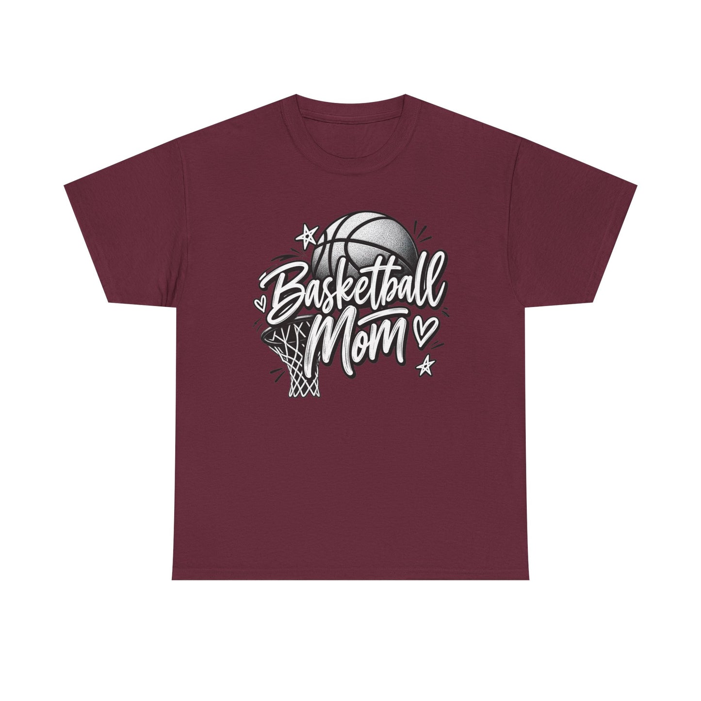Basketball Mom T-Shirt — Graphic Sports Mom Tee