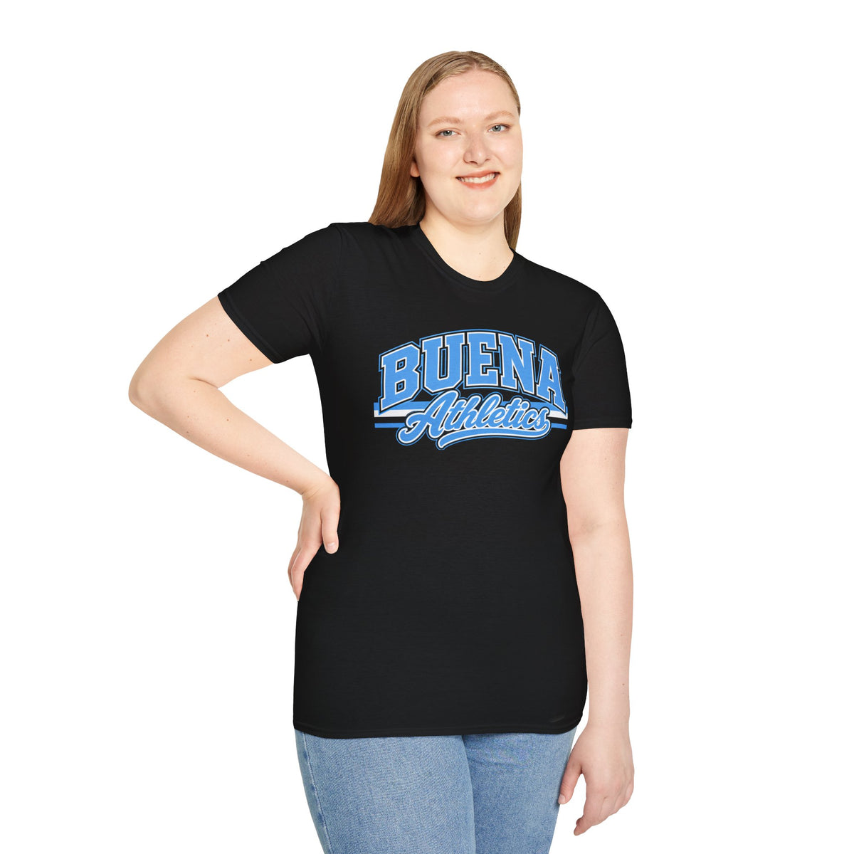 Buena Athletics T‑Shirt — Retro Collegiate Tee