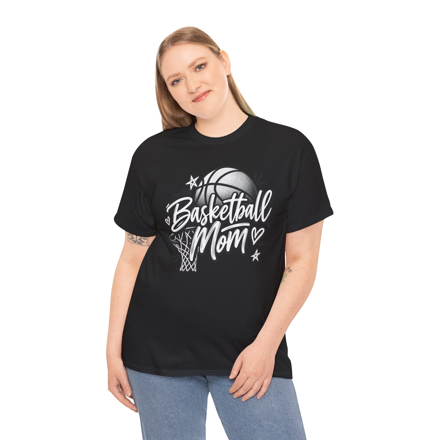 Basketball Mom T-Shirt — Graphic Sports Mom Tee