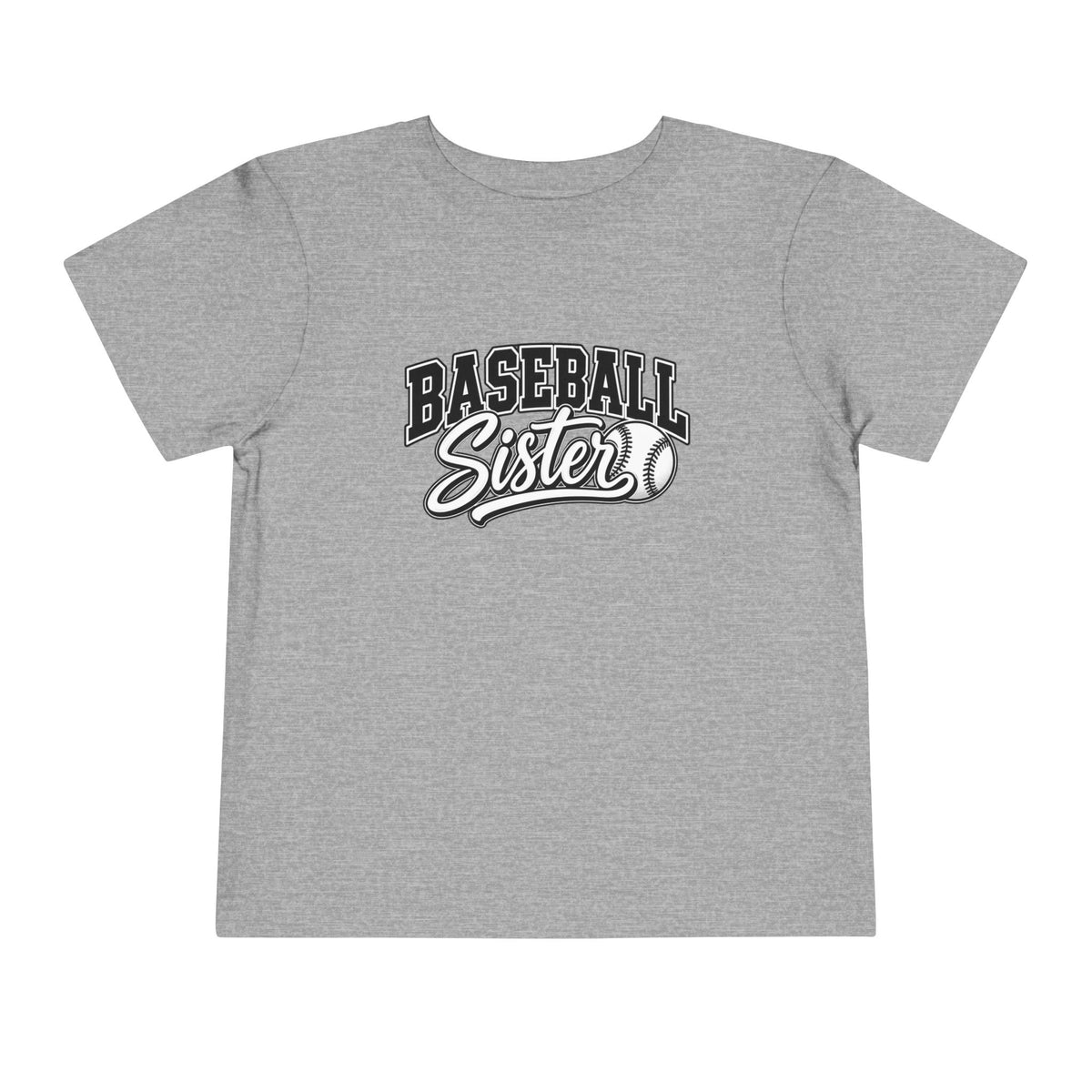 Baseball Sister Toddler Tee