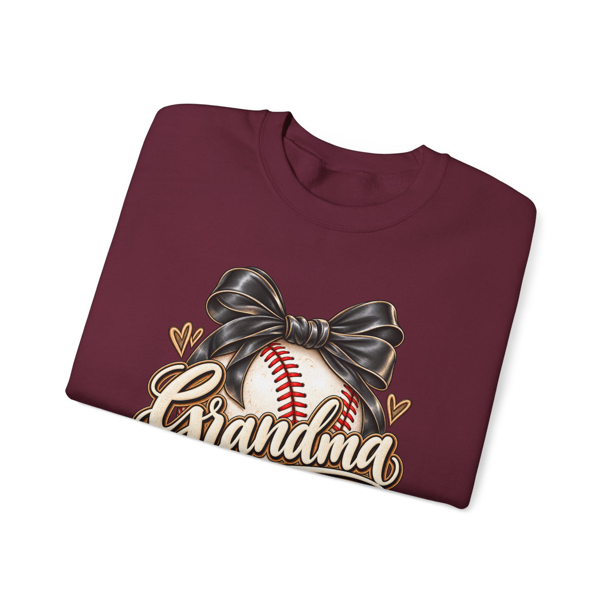 Grandma Loud and Proud Baseball Sweatshirt — Bow Softball Mom Gift