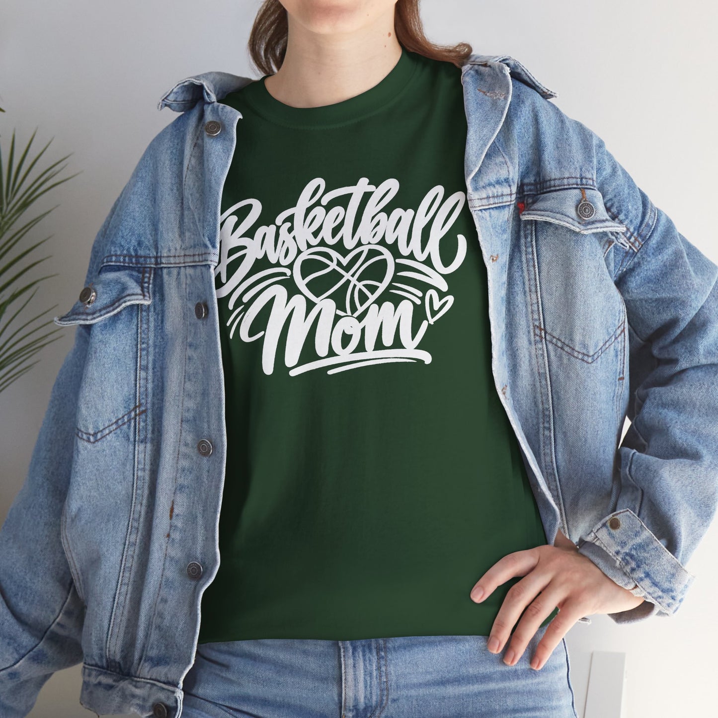 Basketball Mom T-Shirt — Script Logo Tee for Proud Coaches & Fans