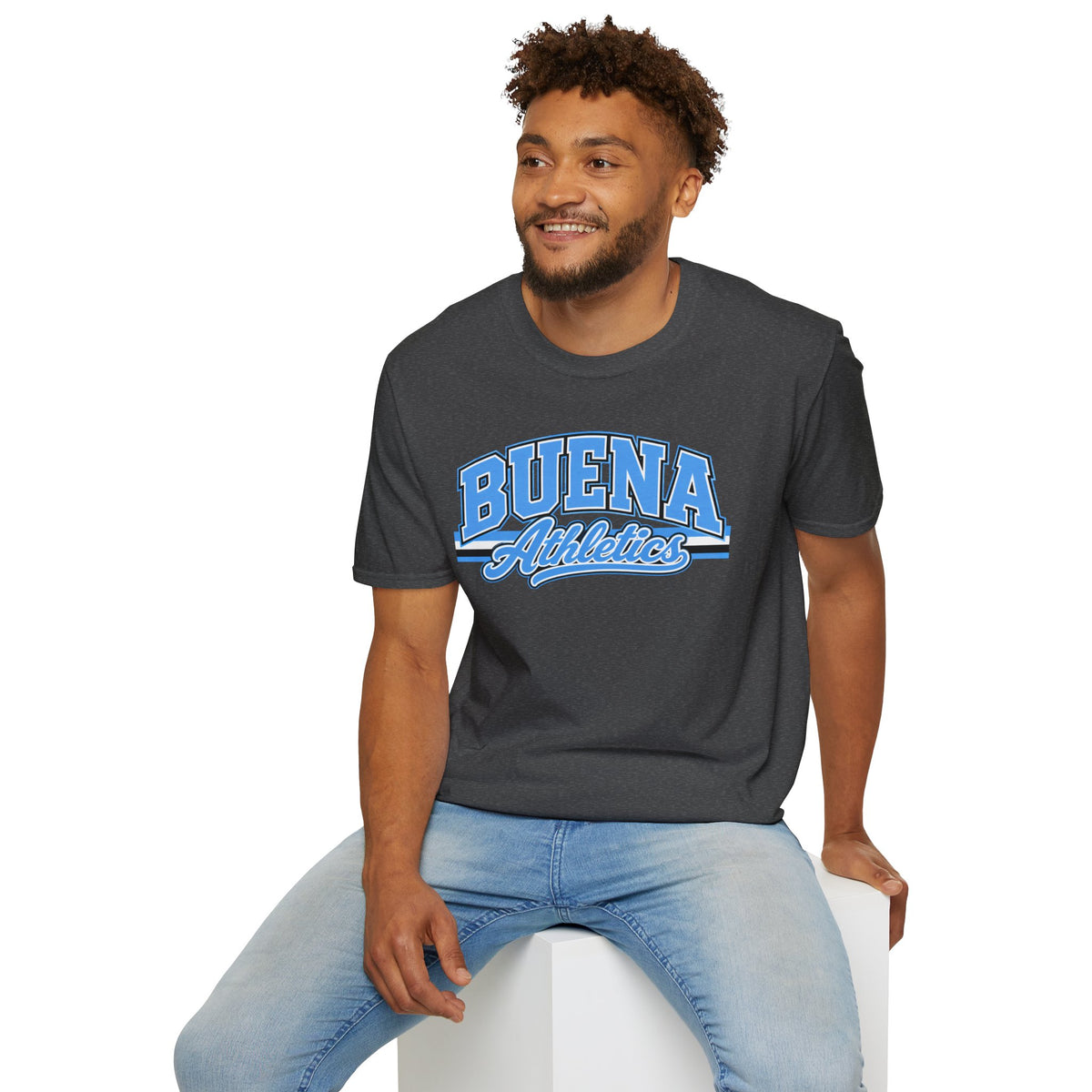 Buena Athletics T‑Shirt — Retro Collegiate Tee