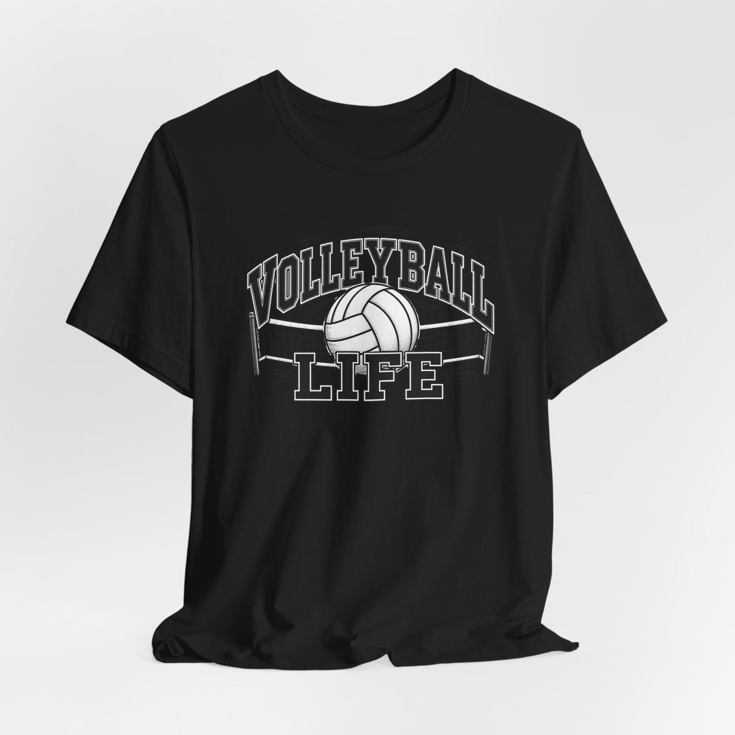 Volleyball Life Tee — Graphic Volleyball Net Shirt