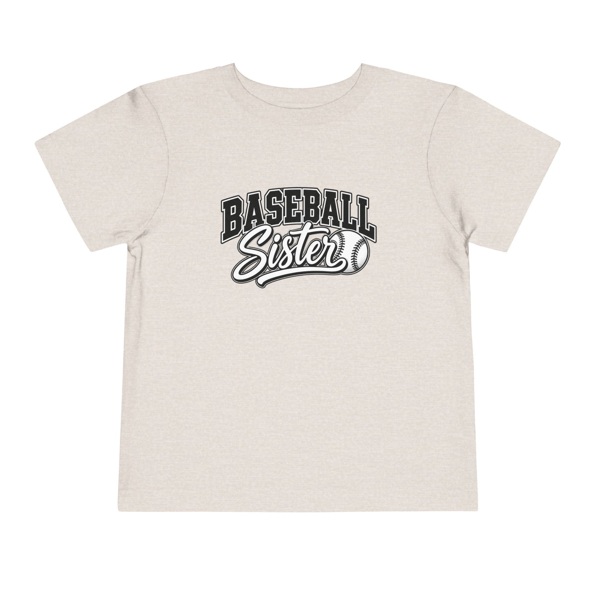 Baseball Sister Toddler Tee