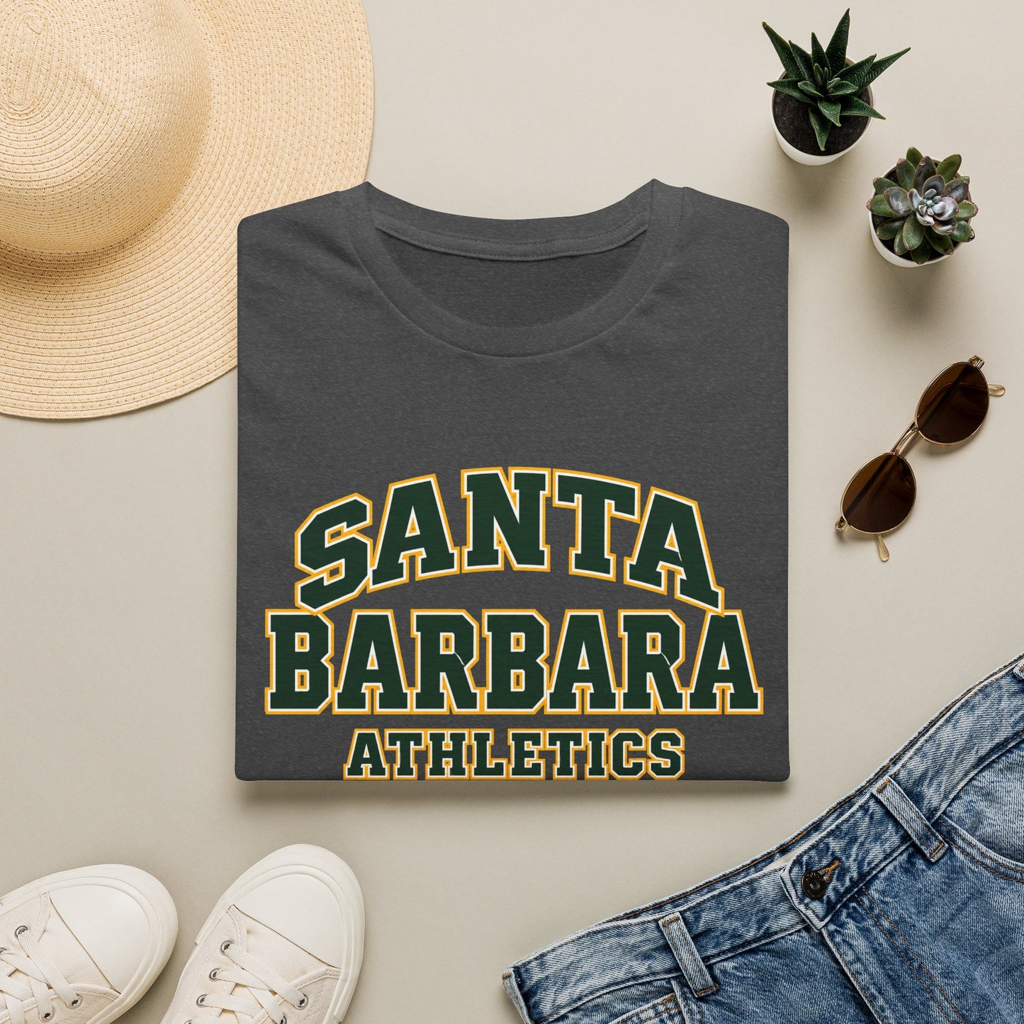 Santa Barbara Athletics T‑Shirt — Collegiate Vintage Campus Tee