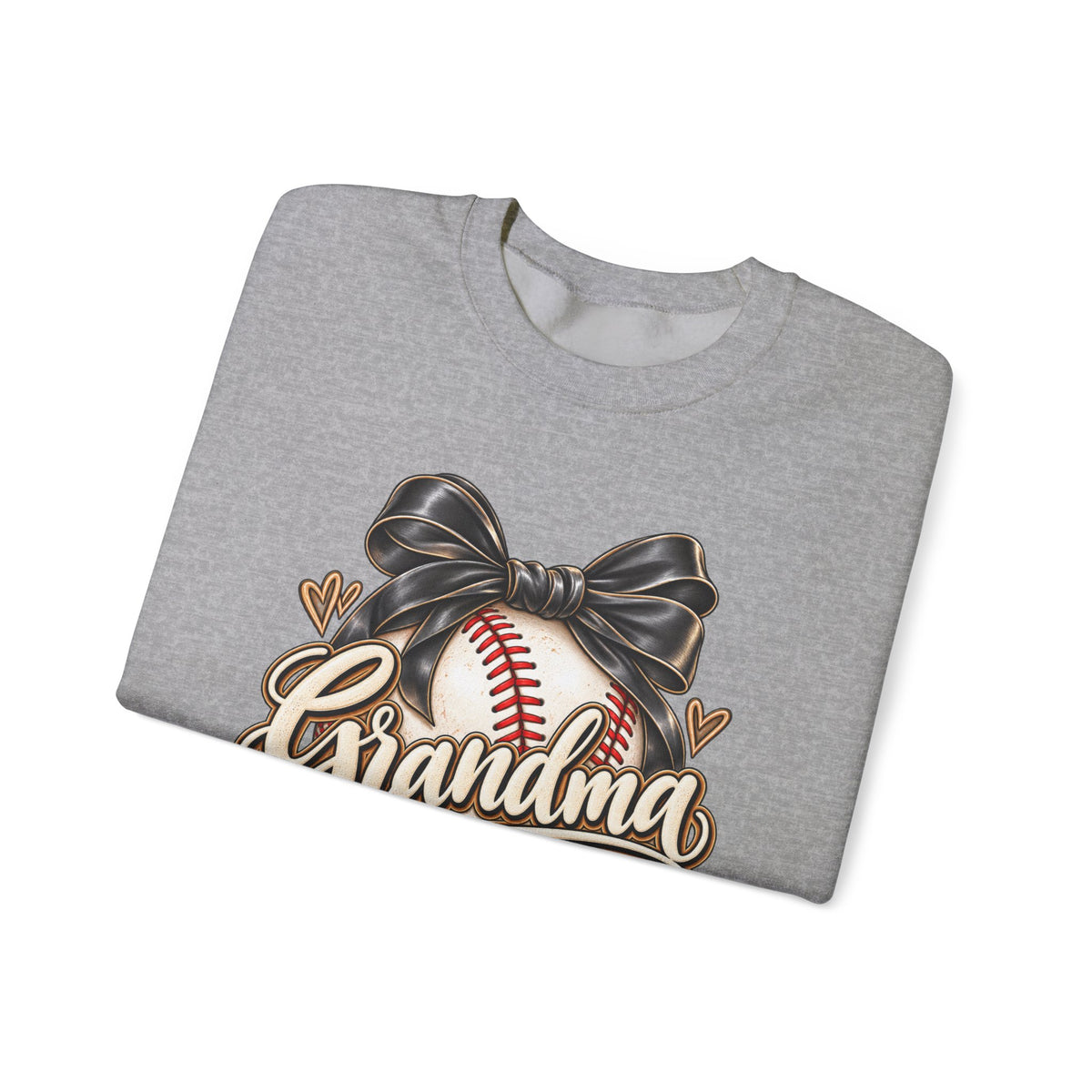 Grandma Loud and Proud Baseball Sweatshirt — Bow Softball Mom Gift
