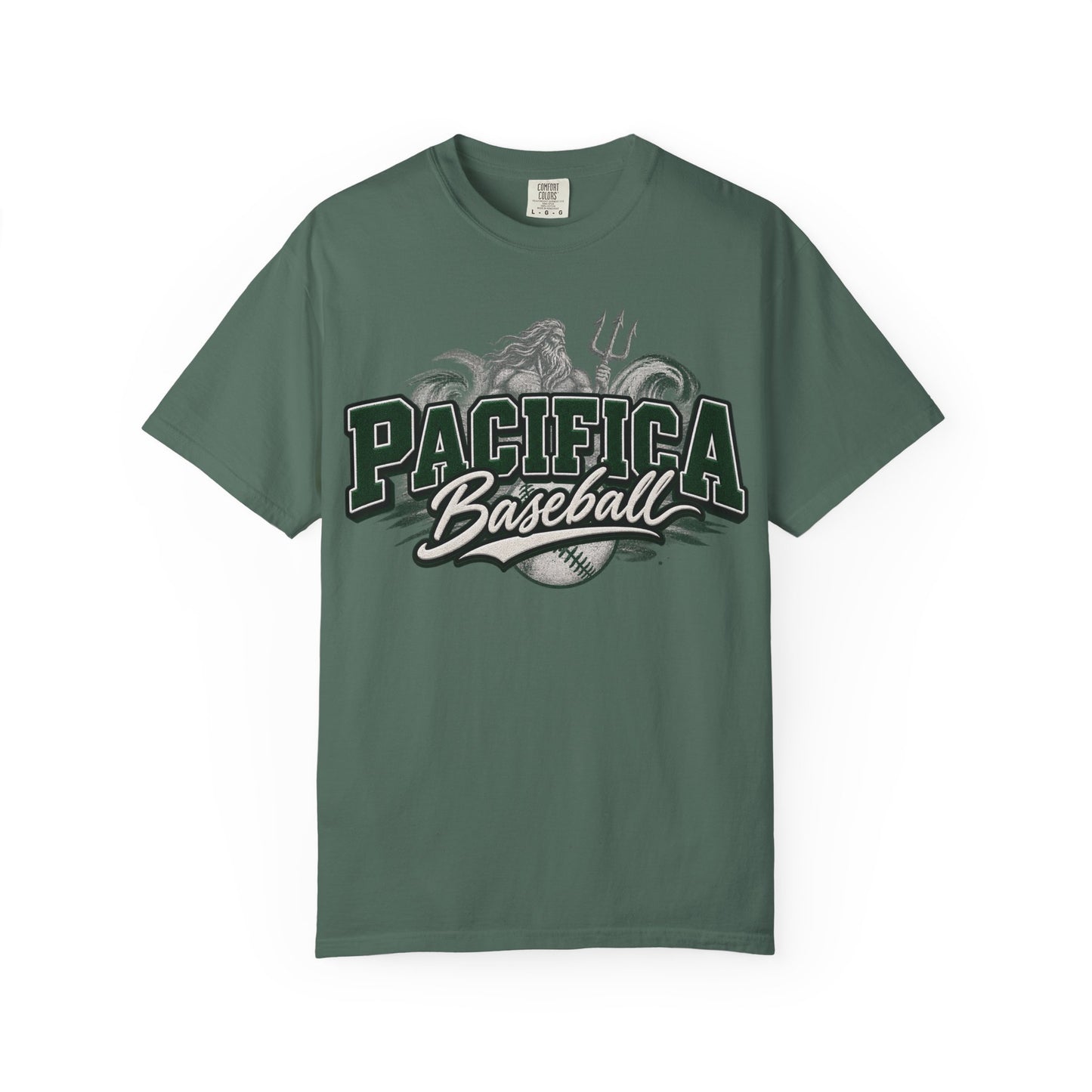 Pacifica Baseball T‑Shirt – Retro Trident Sports Tee