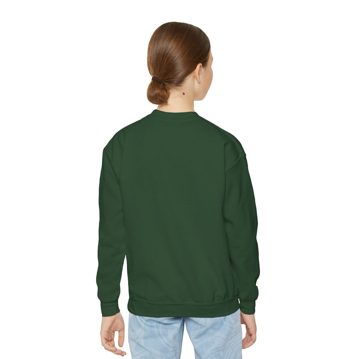 Youth Crewneck Sweatshirt — "Baseball Sister Club" Graphic