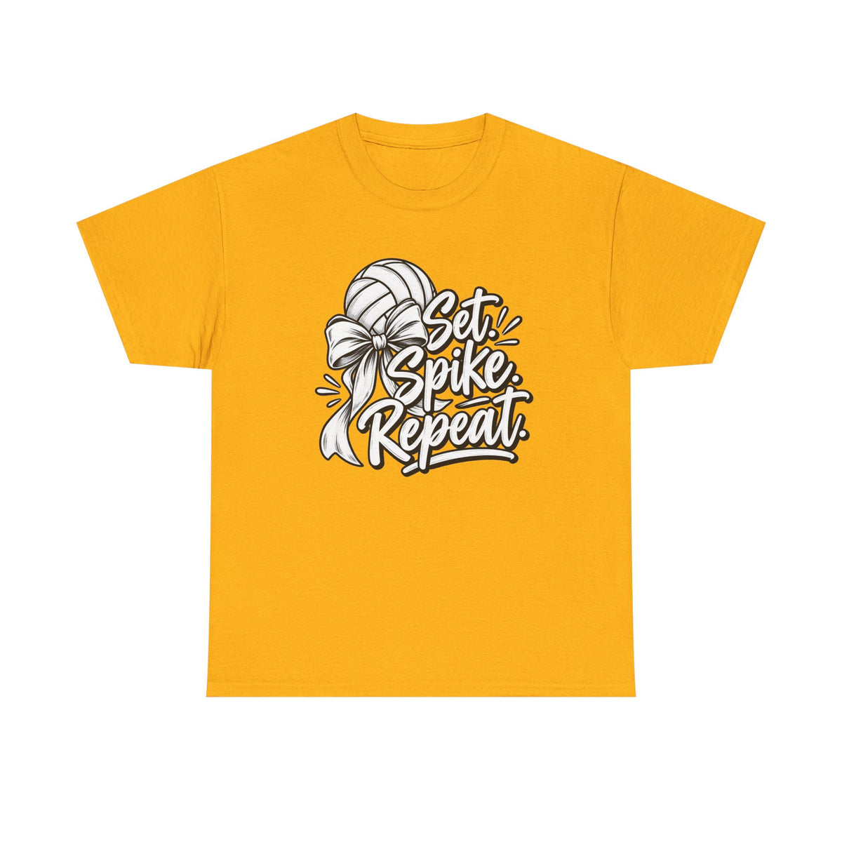 “Set, Spike, Repeat” Graphic T-Shirt