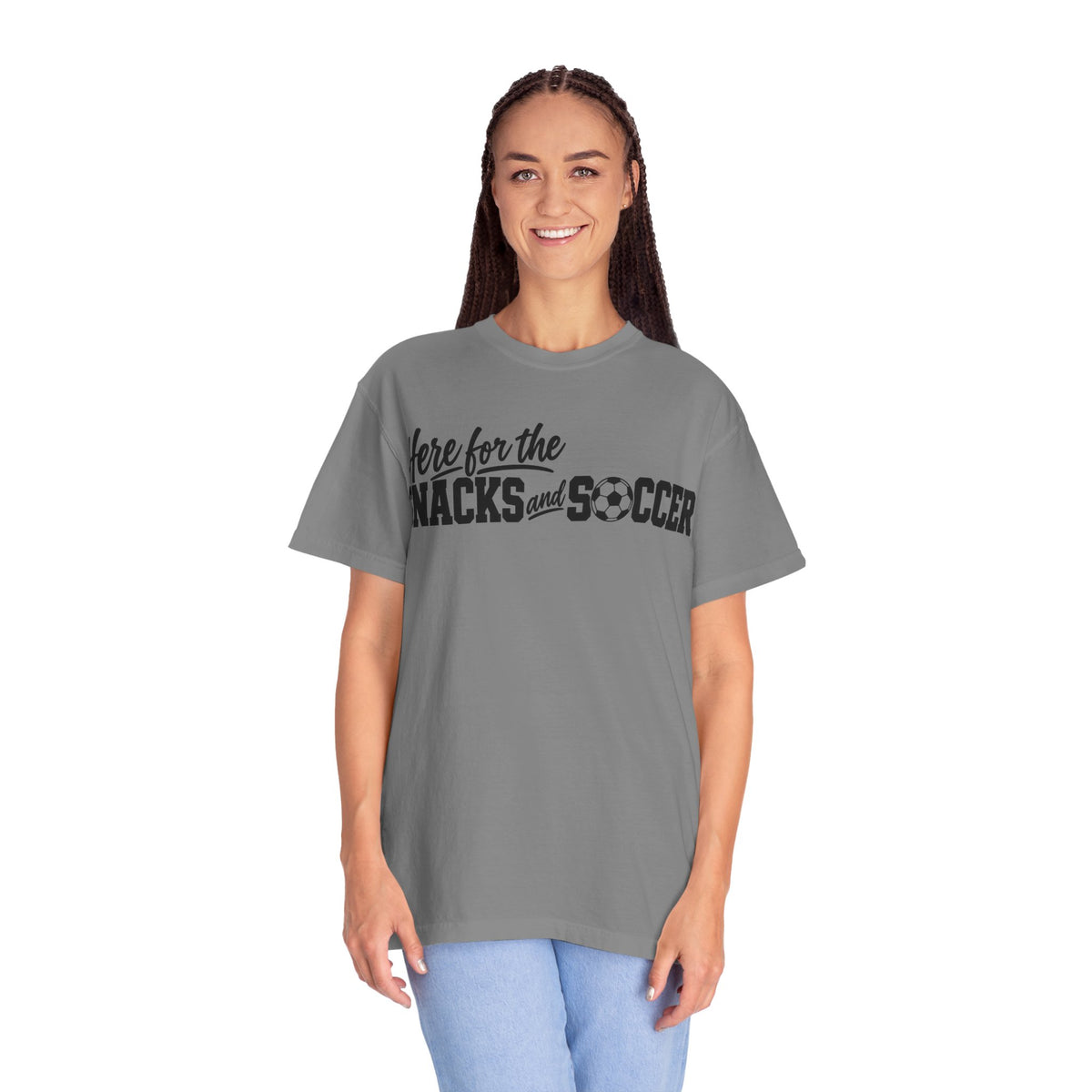 Here for the Snacks and Soccer T‑Shirt