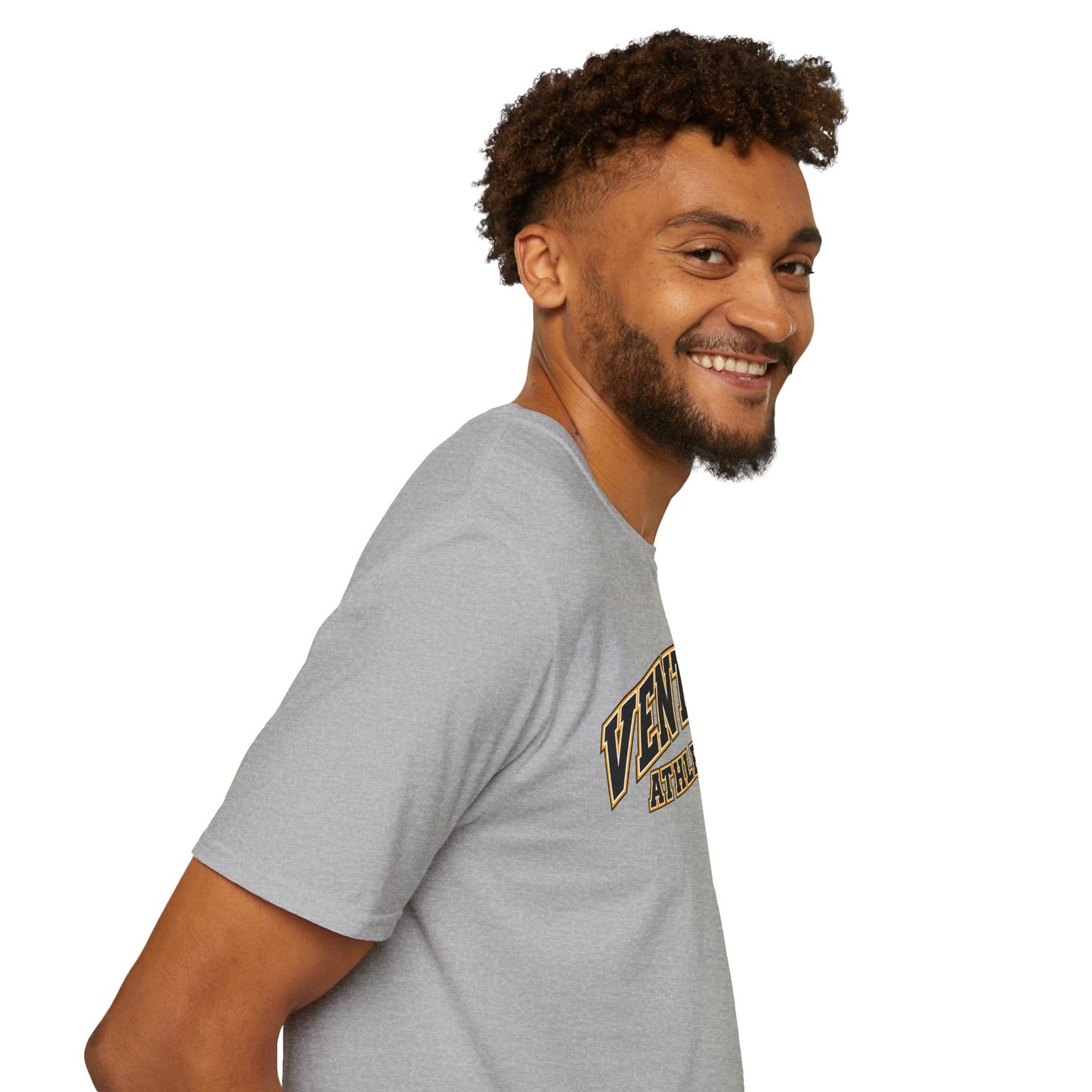 Ventura Athletics T-Shirt — Vintage Collegiate Crew Tee