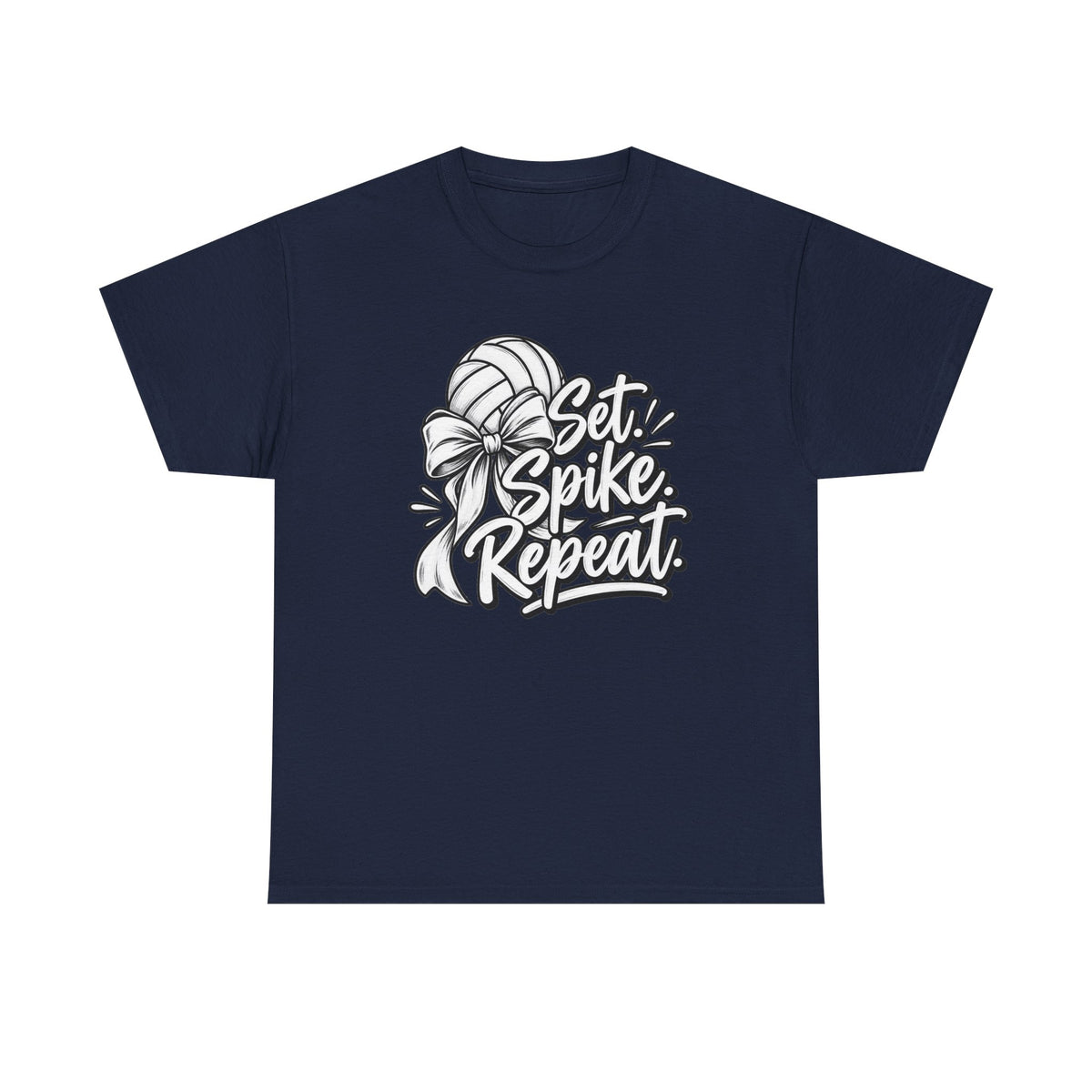 “Set, Spike, Repeat” Graphic T-Shirt
