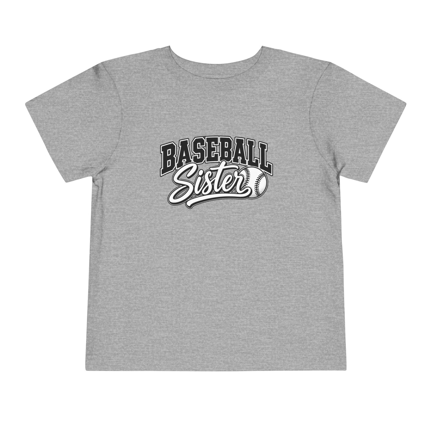 Baseball Sister Toddler Tee