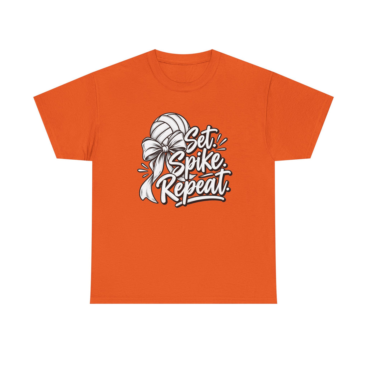 “Set, Spike, Repeat” Graphic T-Shirt