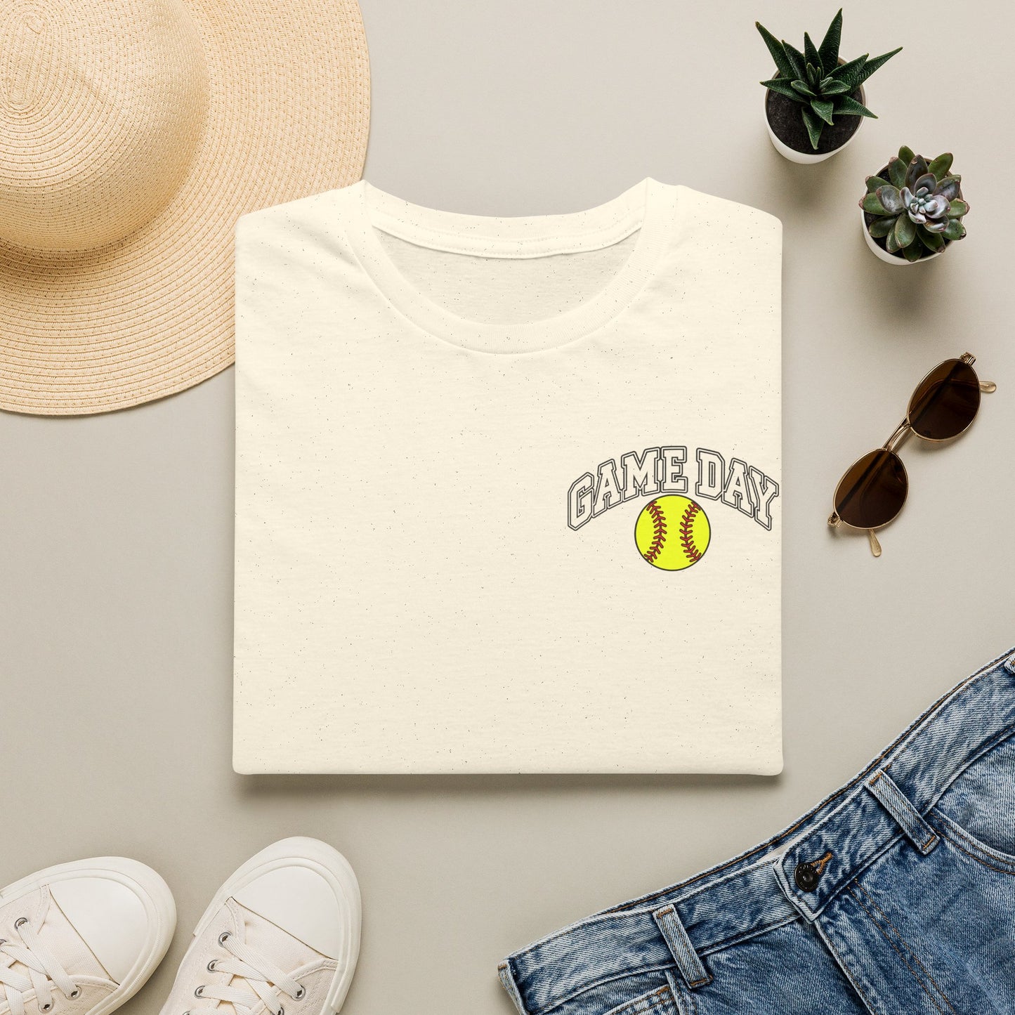 Game Day Softball T-Shirt — Womens/Mens Casual Sports Tee