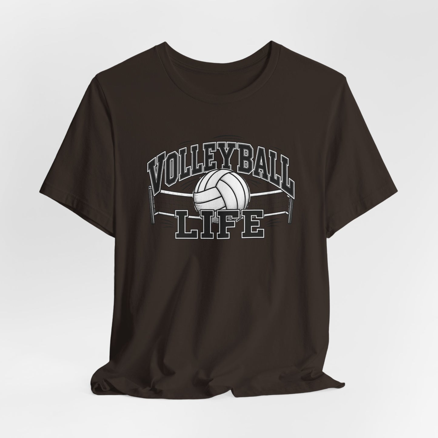 Volleyball Life Tee — Graphic Volleyball Net Shirt