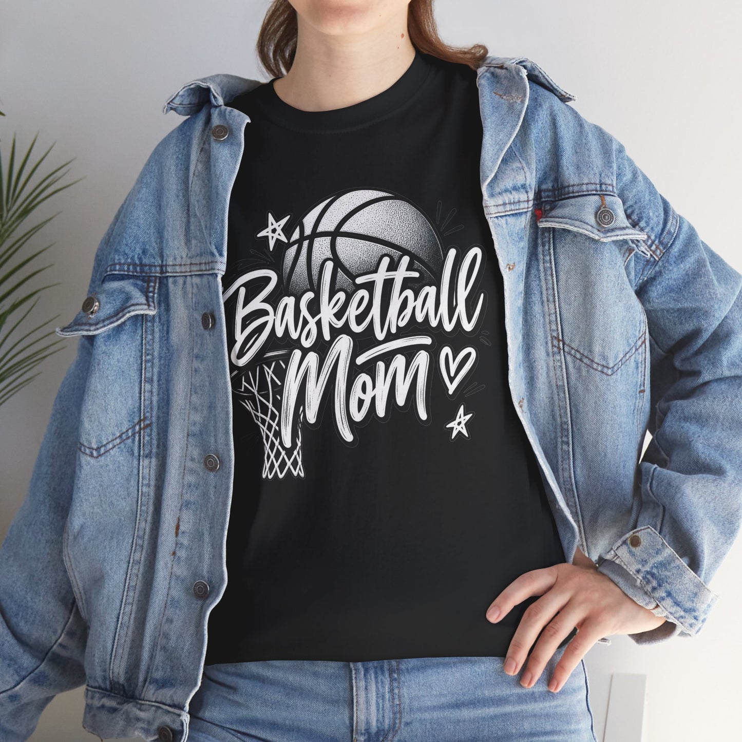 Basketball Mom T-Shirt — Graphic Sports Mom Tee