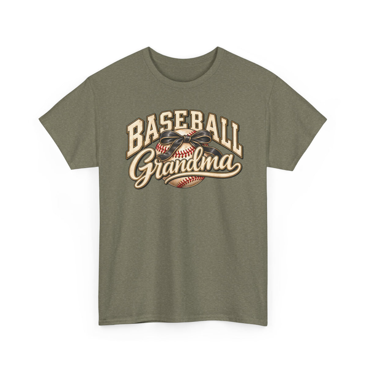 Baseball Grandma T-Shirt — Vintage Softball/Baseball Graphic Tee for Grandmothers
