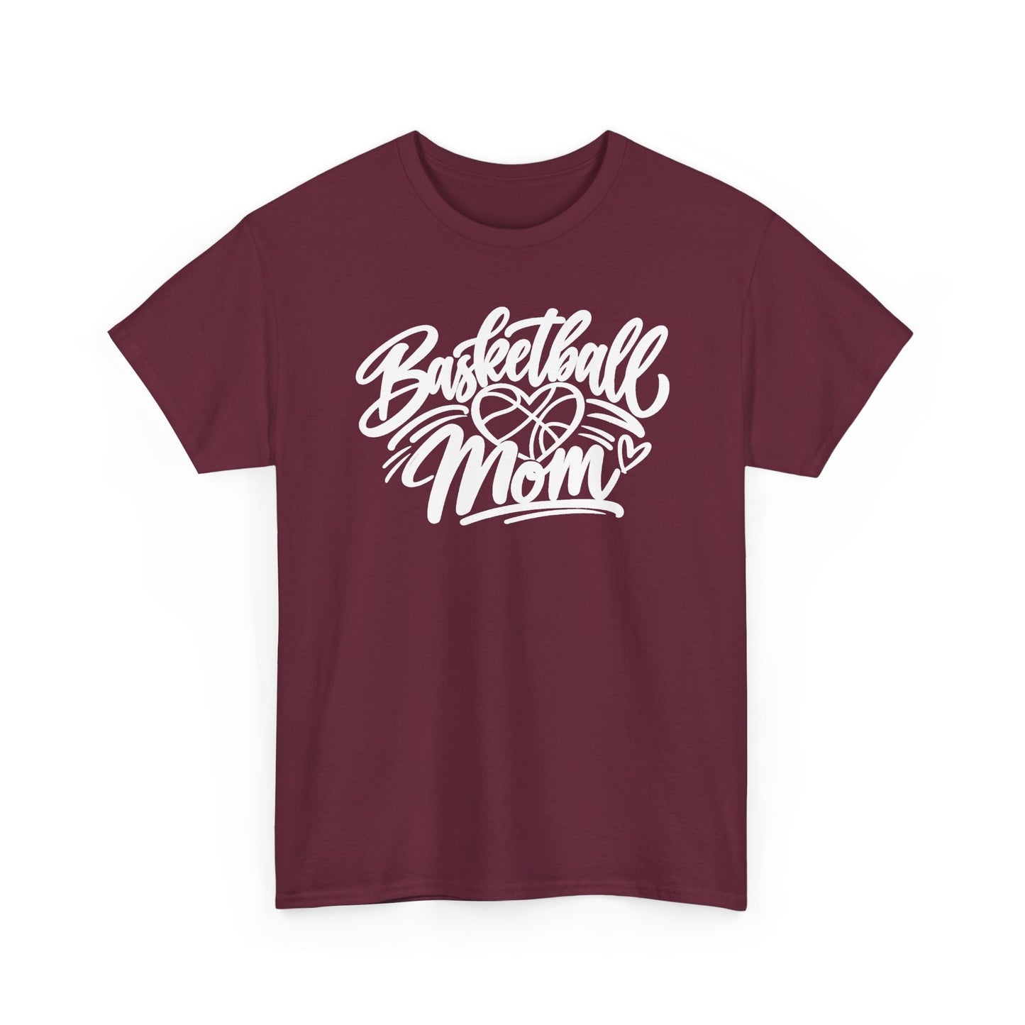 Basketball Mom T-Shirt — Script Logo Tee for Proud Coaches & Fans