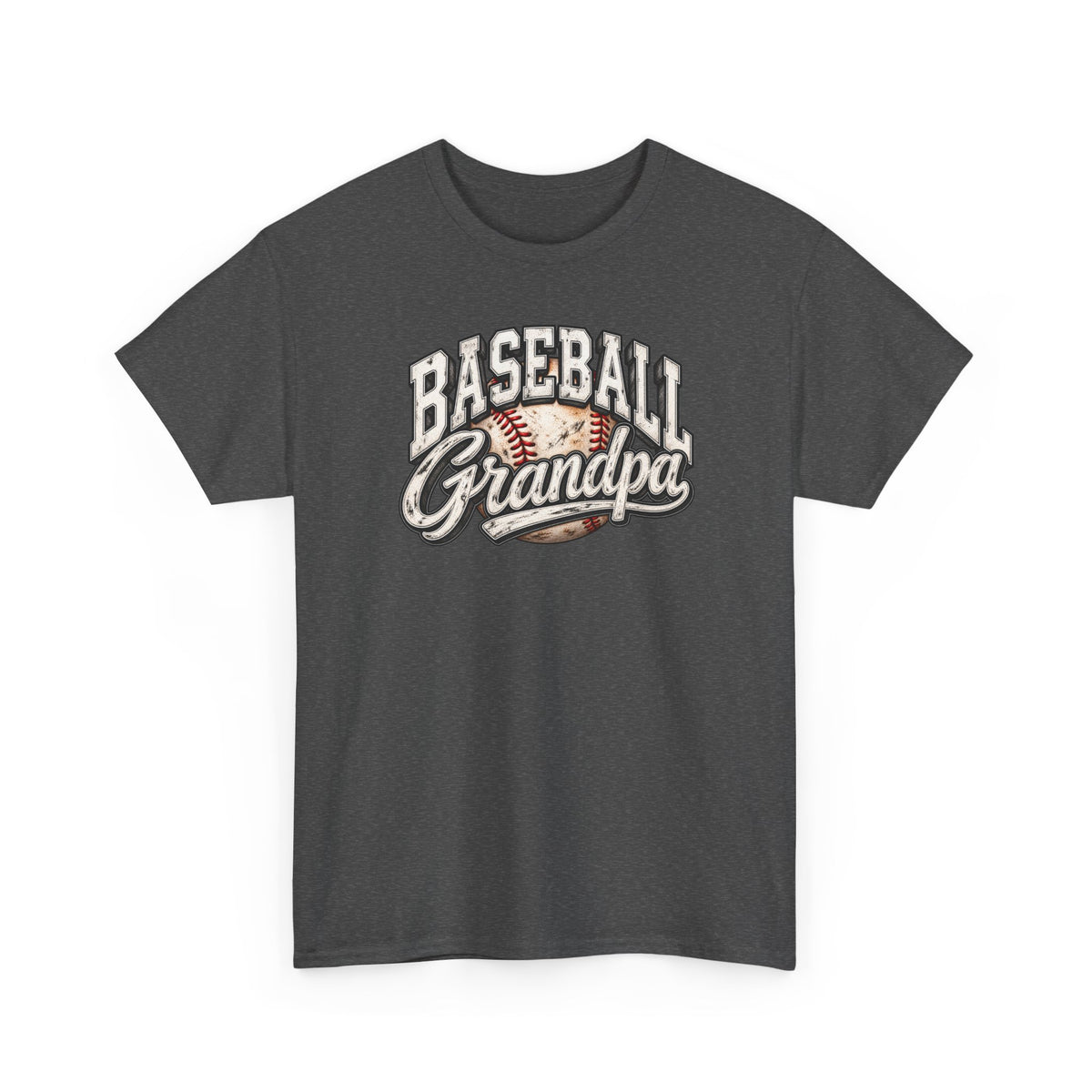 Baseball Grandpa T-Shirt — Vintage Baseball Graphic Tee for Grandfathers