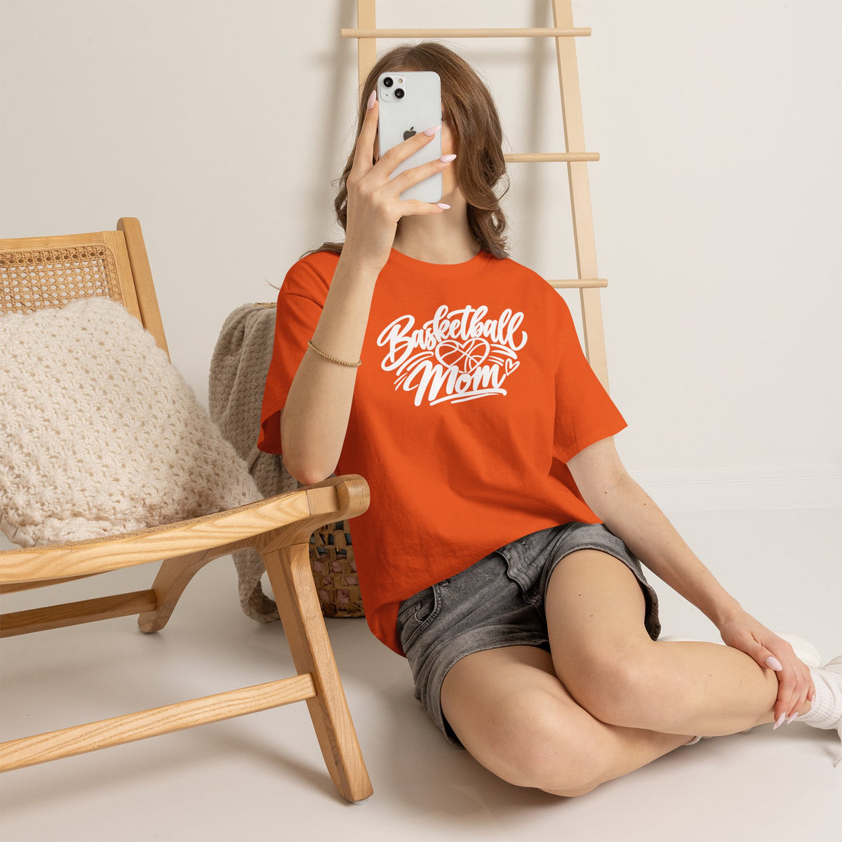 Basketball Mom T-Shirt — Script Logo Tee for Proud Coaches & Fans