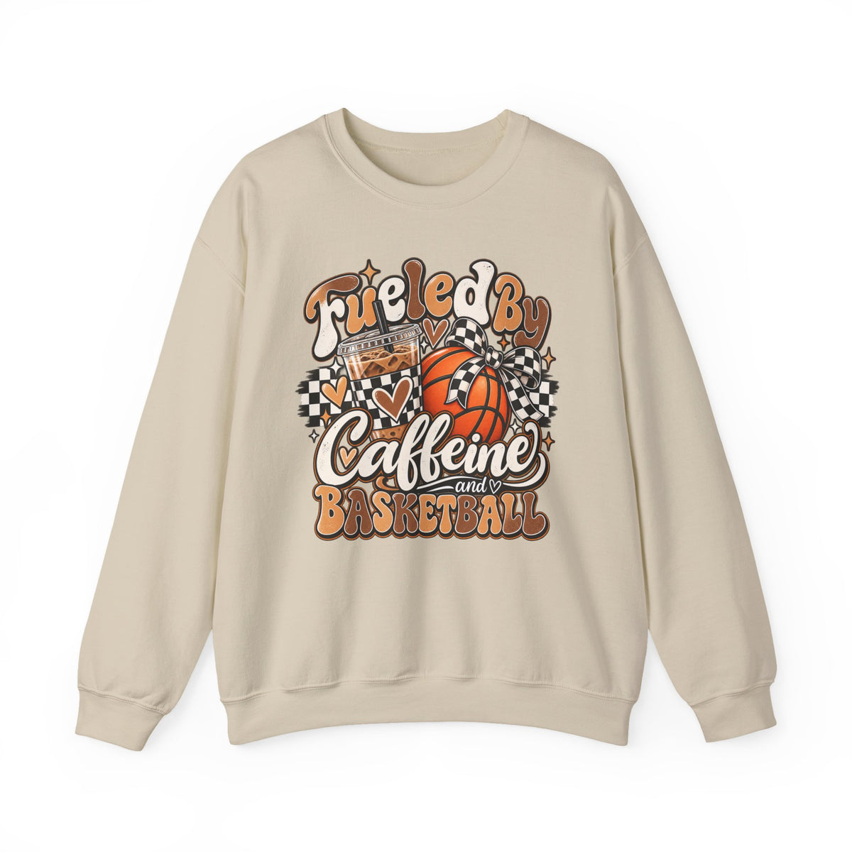 Heavy Blend™ Basketball Crewneck Sweatshirt