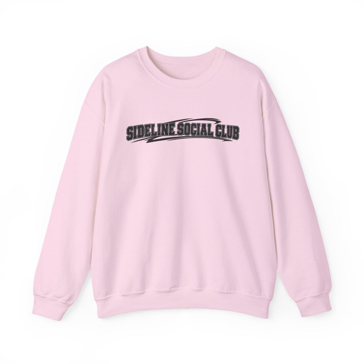 Crewneck Sweatshirt – "Sideline Social Club" Retro Athletic Graphic