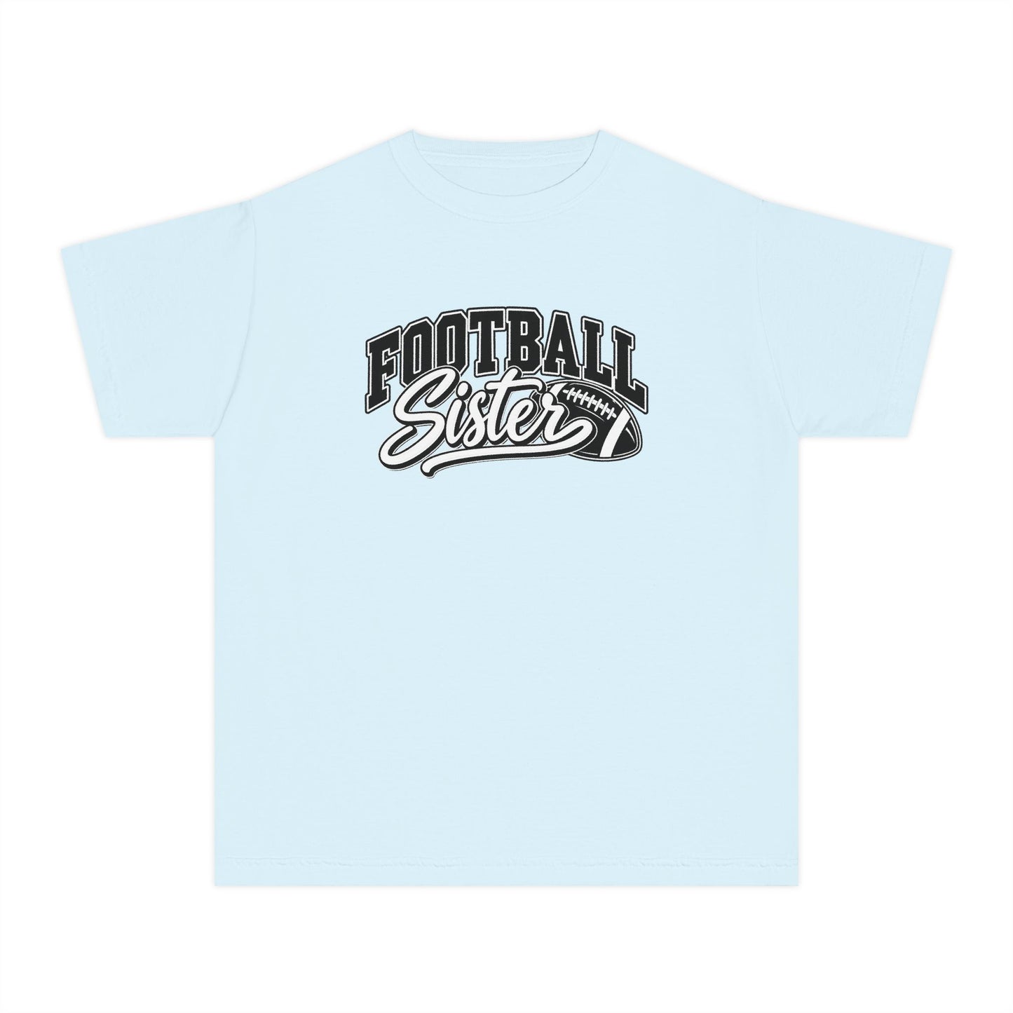 Youth Tee — "Football Sister" Graphic T‑Shirt (Kids' Game Day Shirt)