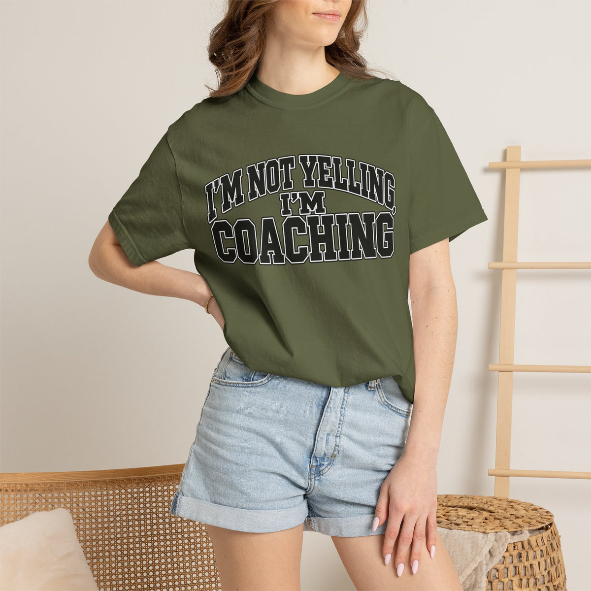 I'm Not Yelling I'm Coaching T-Shirt