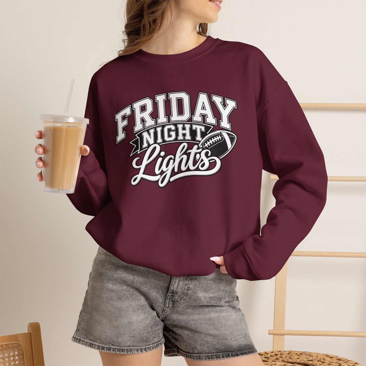 Friday Night Lights Football Crewneck Sweatshirt