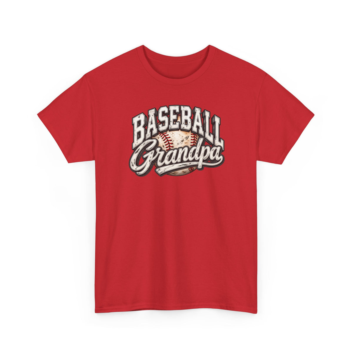 Baseball Grandpa T-Shirt — Vintage Baseball Graphic Tee for Grandfathers