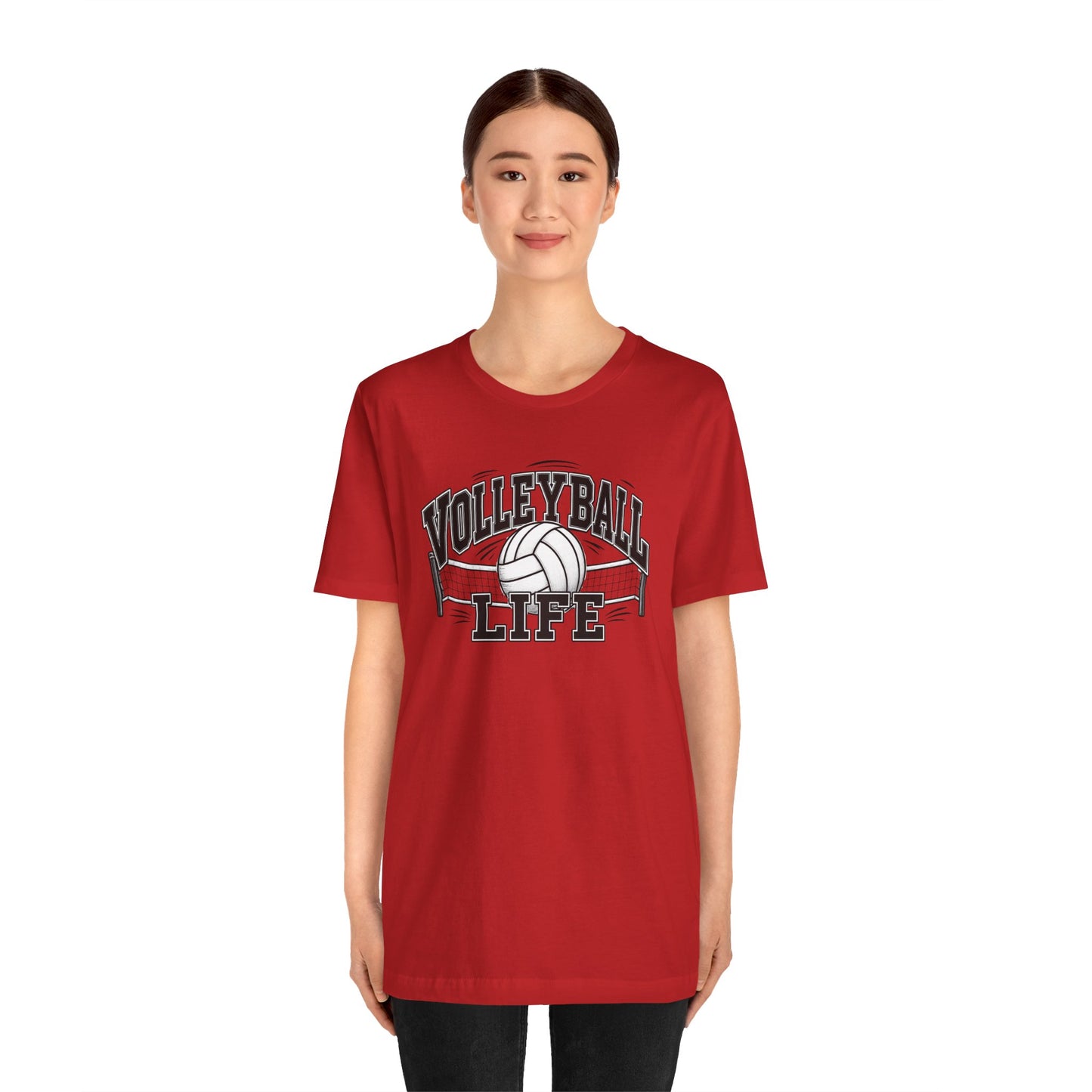 Volleyball Life Tee — Graphic Volleyball Net Shirt