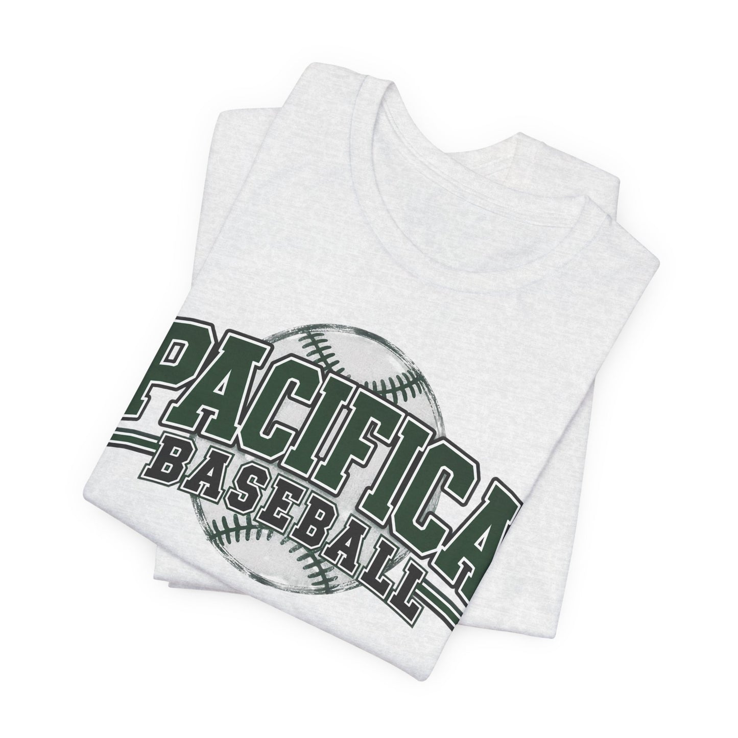Pacifica Baseball Tee - Vintage Baseball Logo T-Shirt
