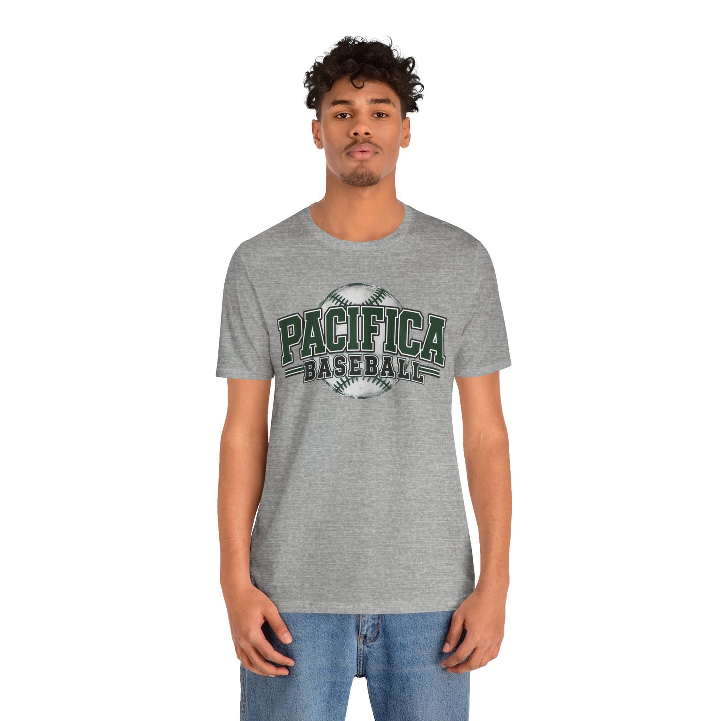 Pacifica Baseball Tee - Vintage Baseball Logo T-Shirt