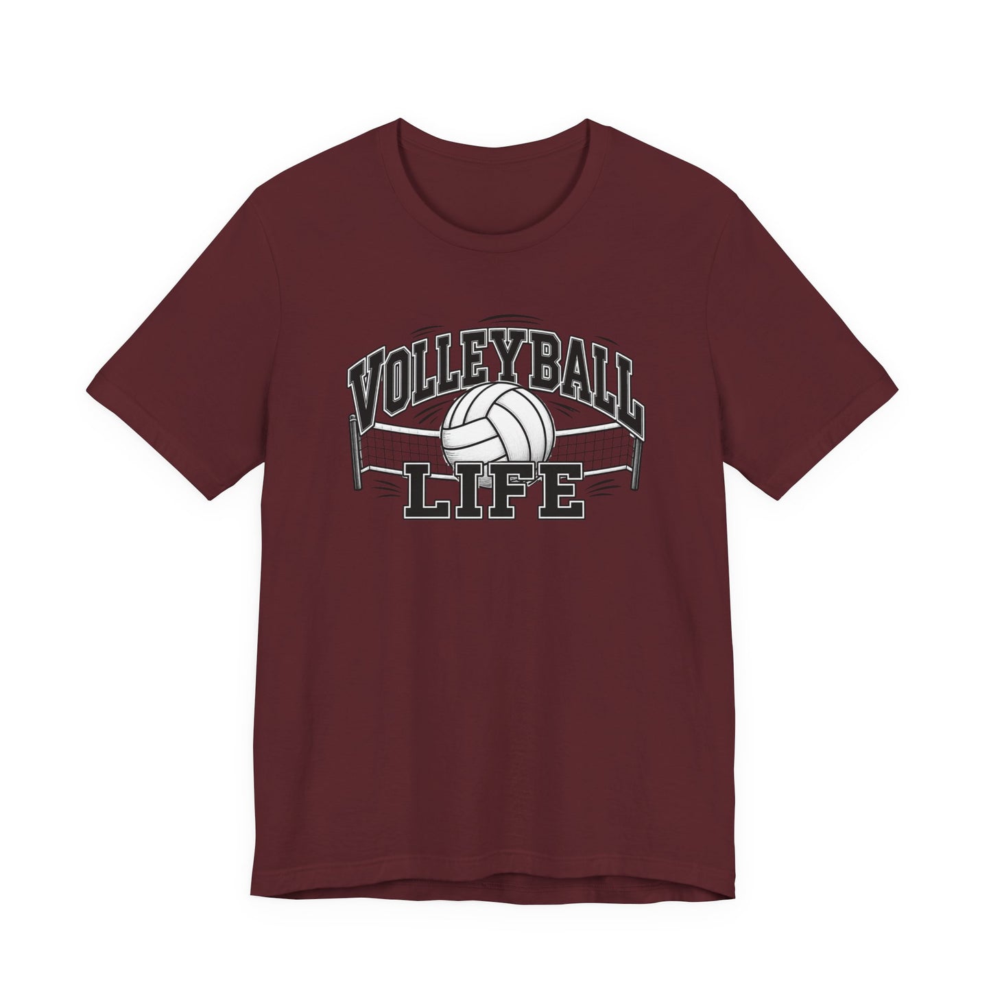 Volleyball Life Tee — Graphic Volleyball Net Shirt