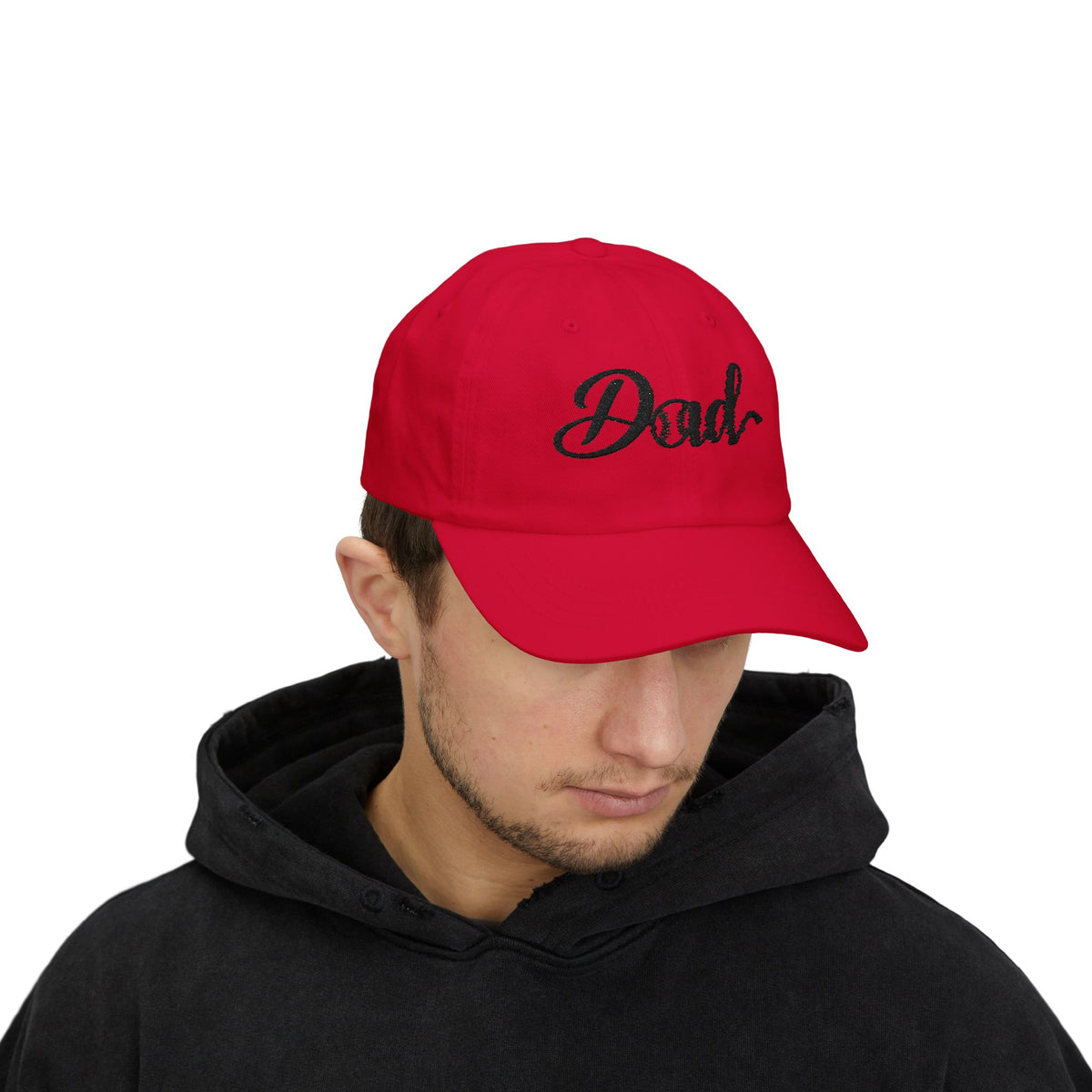 Dad Script Cap – Embroidered Classic Dad Baseball Hat