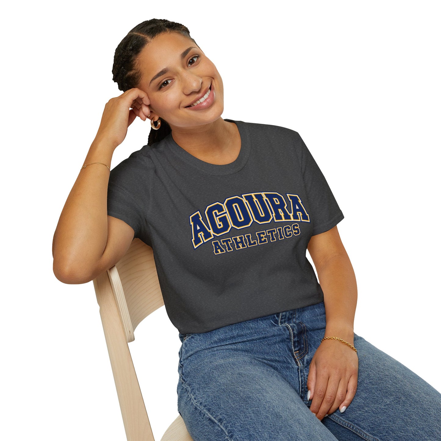 Agoura Athletics T-Shirt — Collegiate Varsity Logo Tee