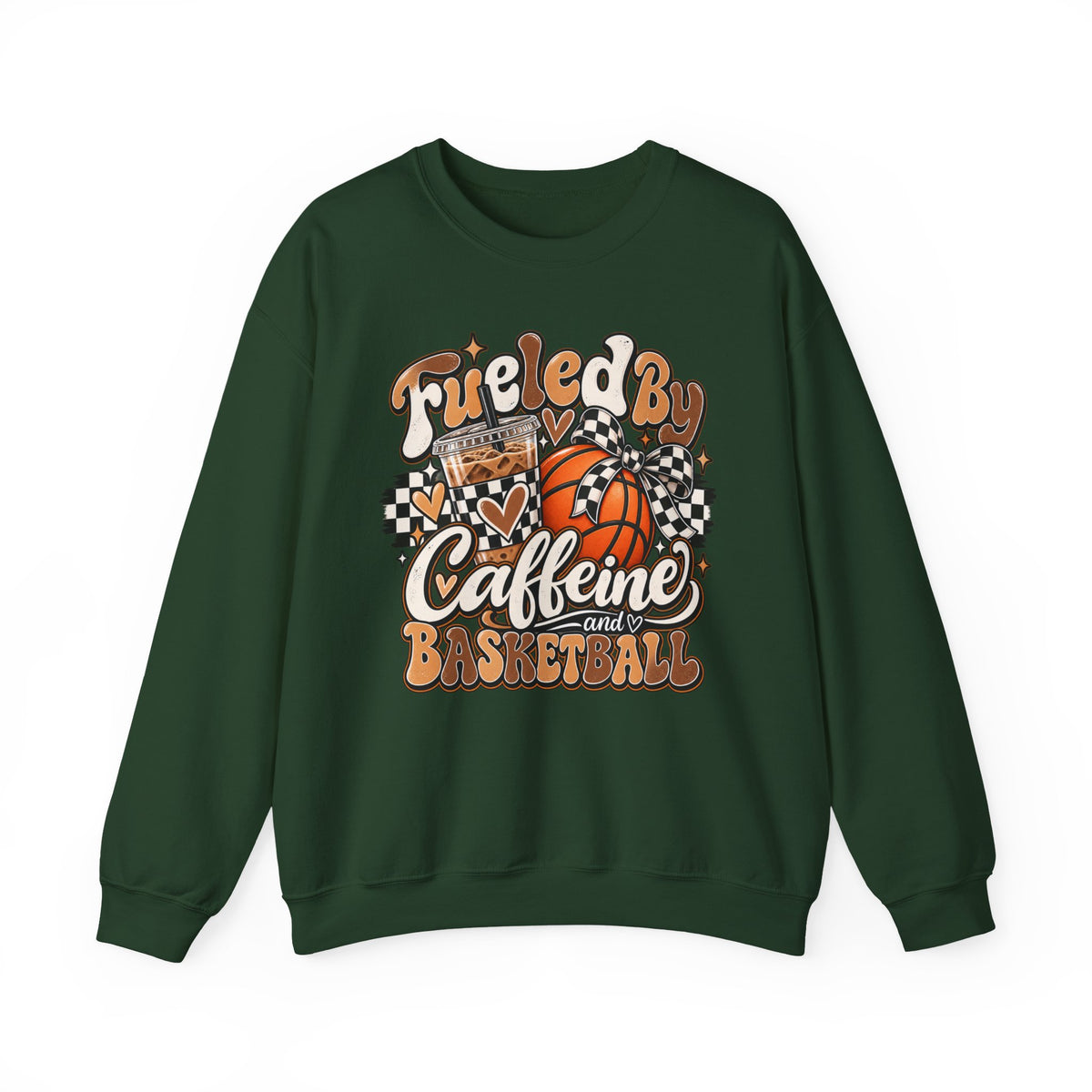 Heavy Blend™ Basketball Crewneck Sweatshirt