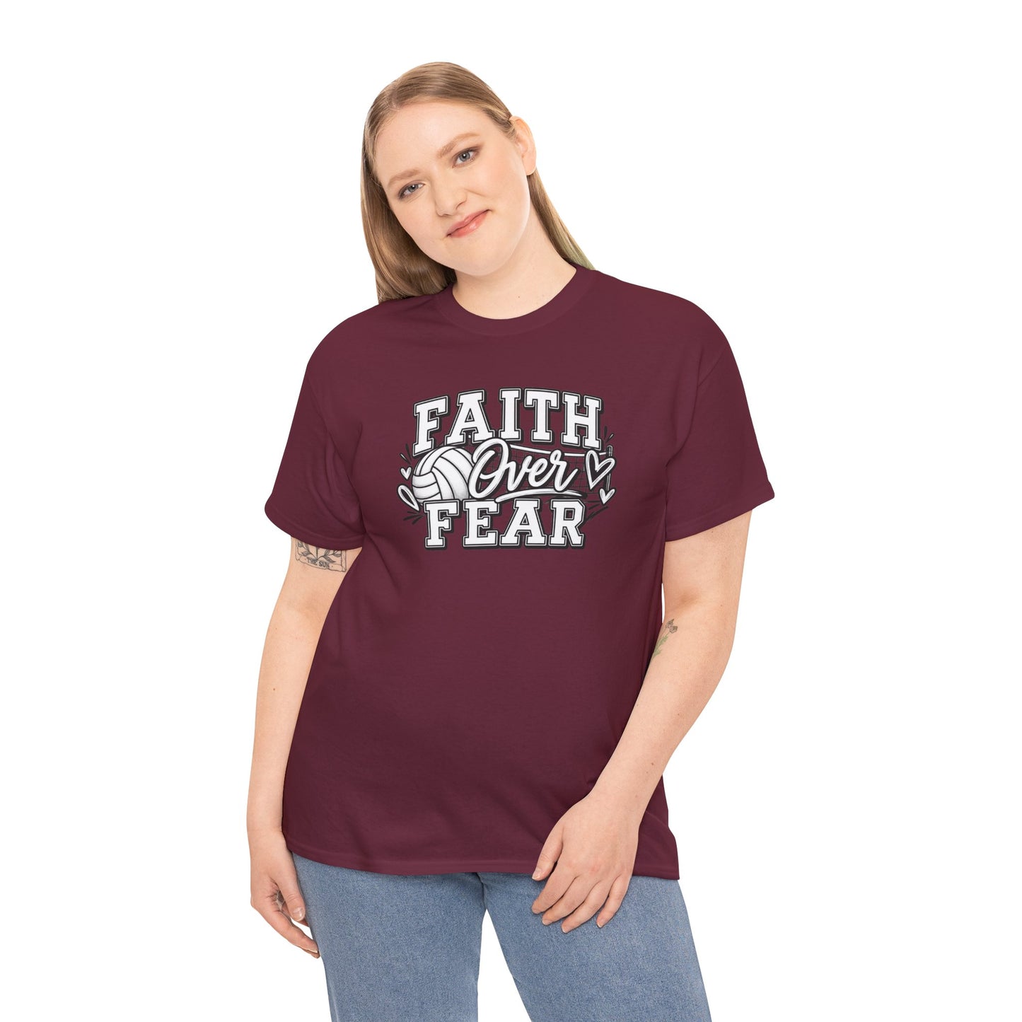 Faith Over Fear T‑Shirt - Inspirational Christian Tee