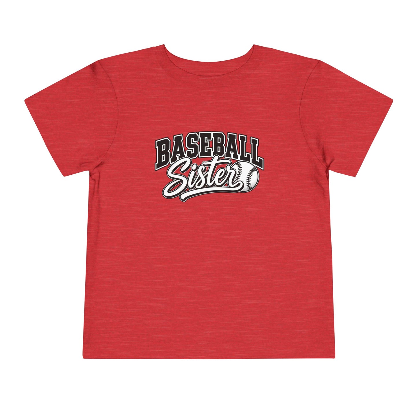 Baseball Sister Toddler Tee