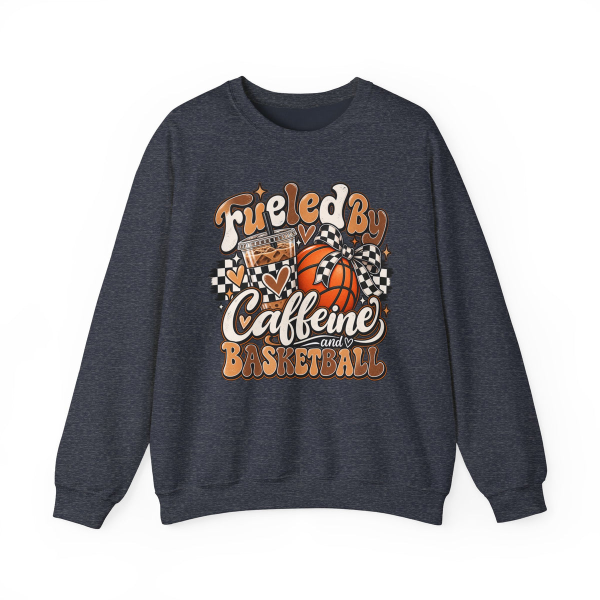 Heavy Blend™ Basketball Crewneck Sweatshirt