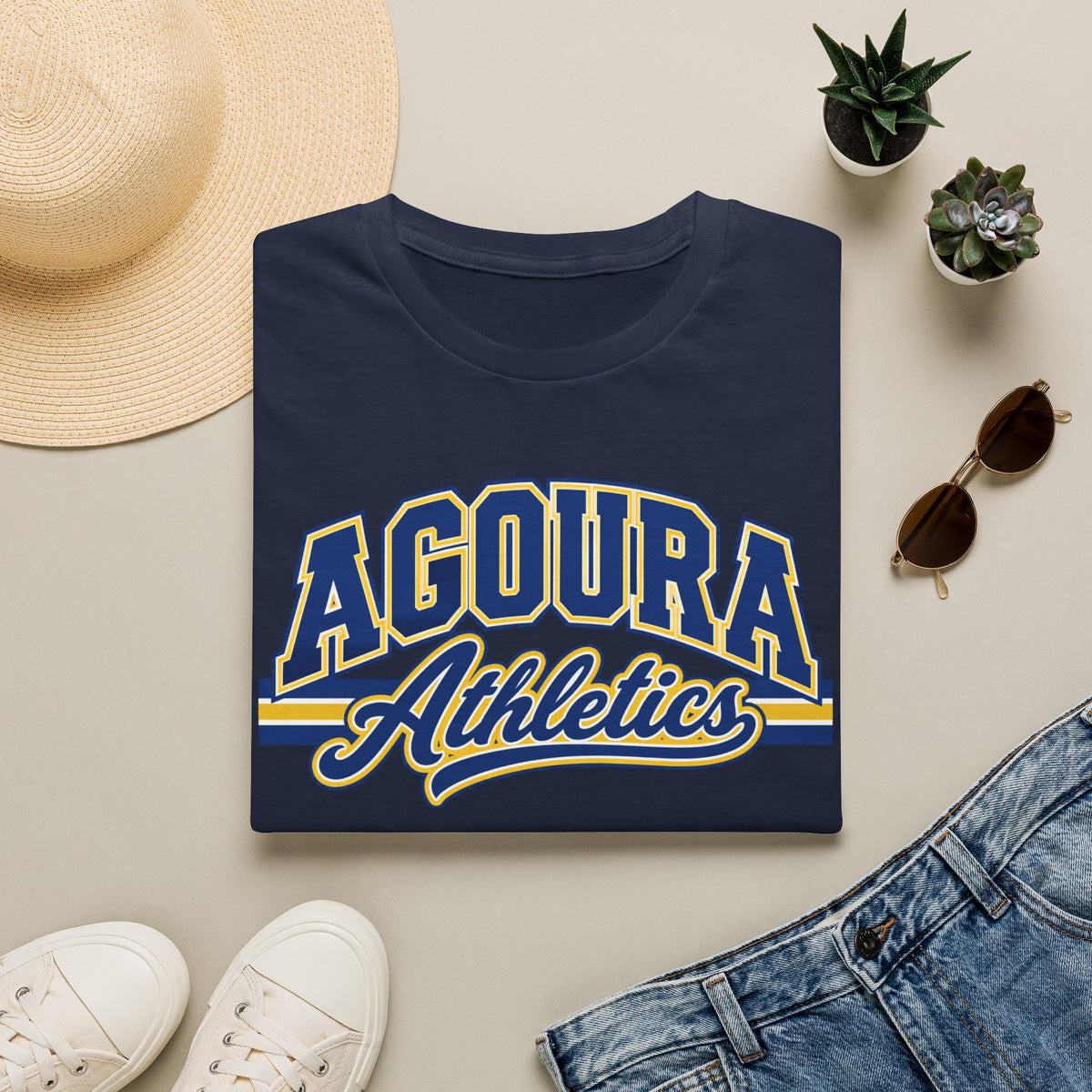 Agoura Athletics T-Shirt — Collegiate Varsity Logo Tee