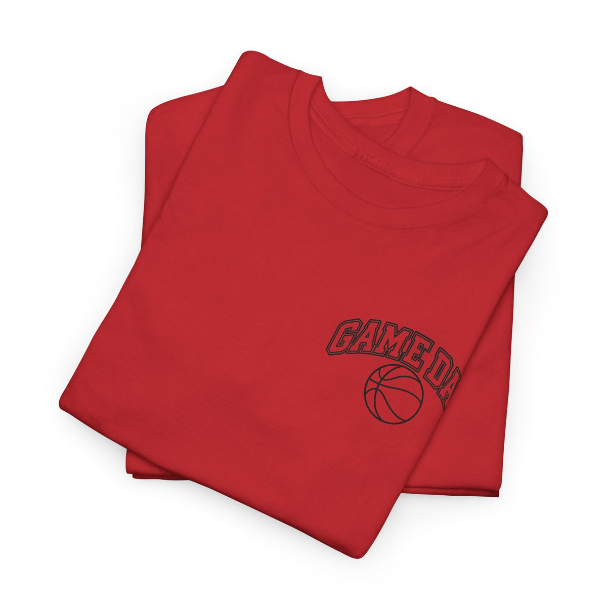 Basketball Gamer Tee — "Game Day" Graphic Chest T‑Shirt