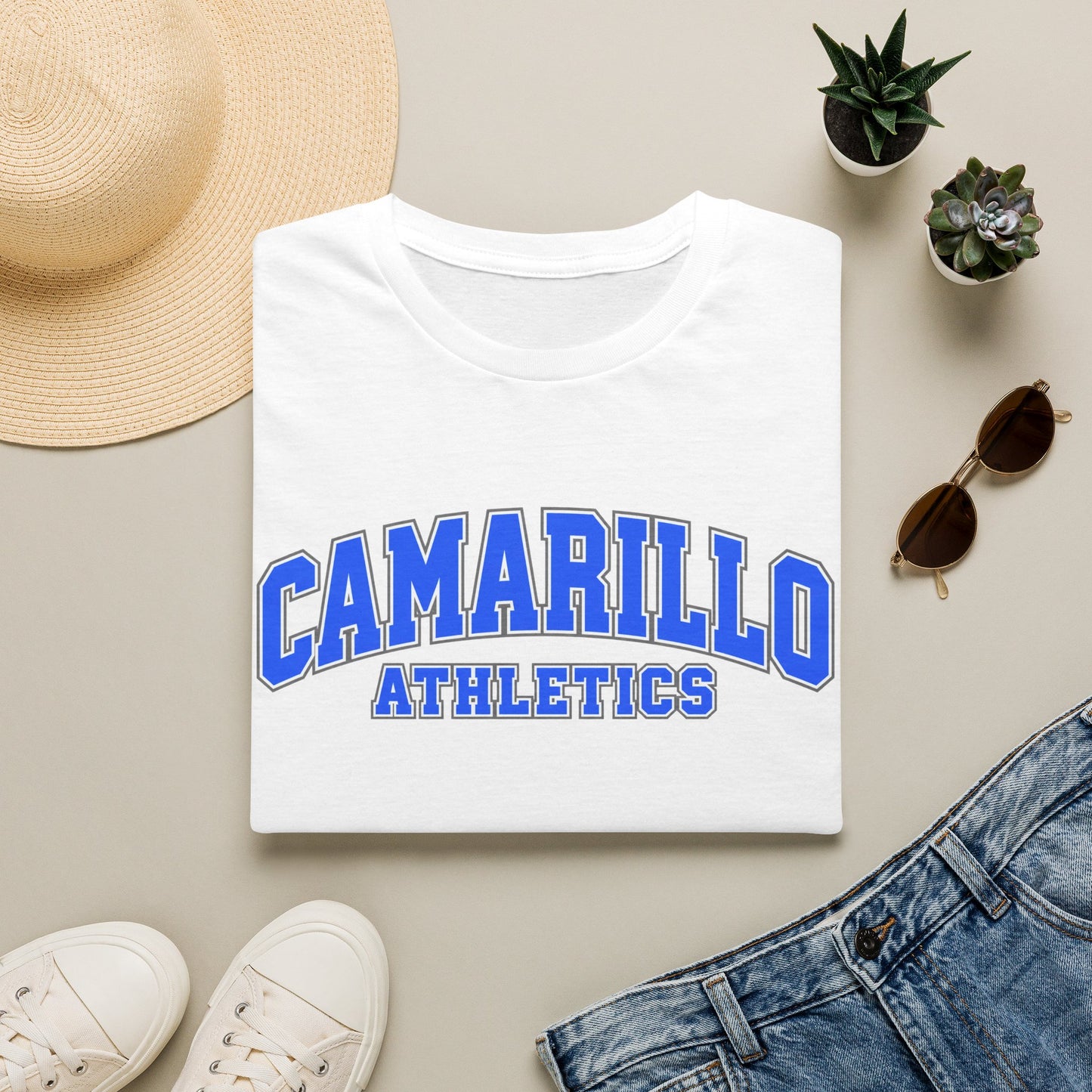Camarillo Athletics T-Shirt — Classic Collegiate Crew Tee