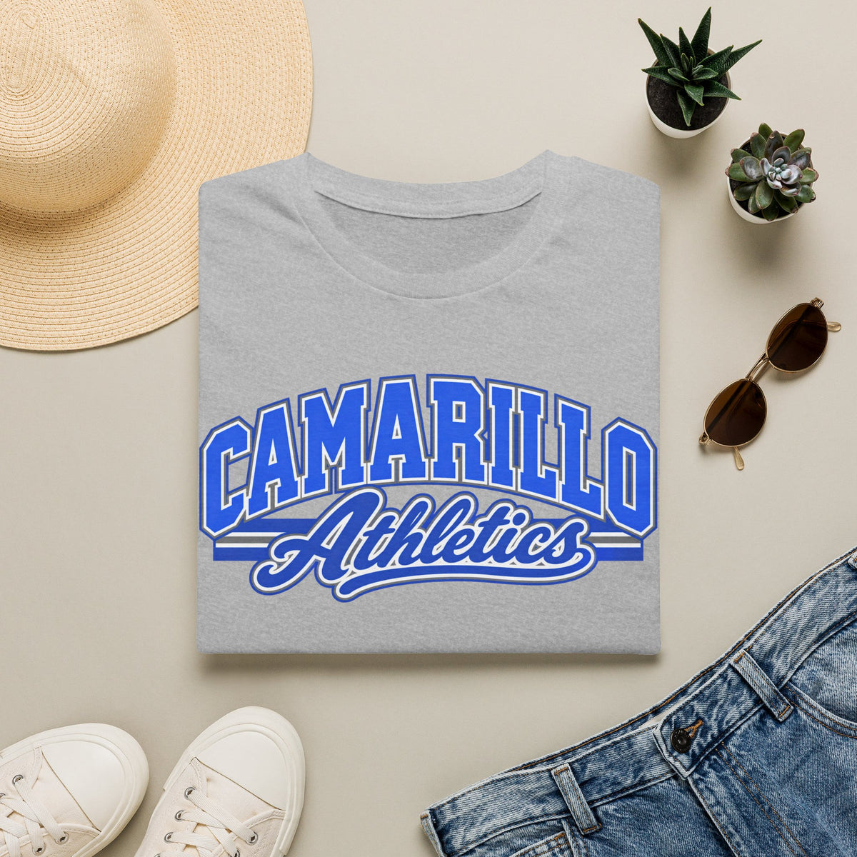 Camarillo Athletics T-Shirt — Classic Collegiate Crew Tee
