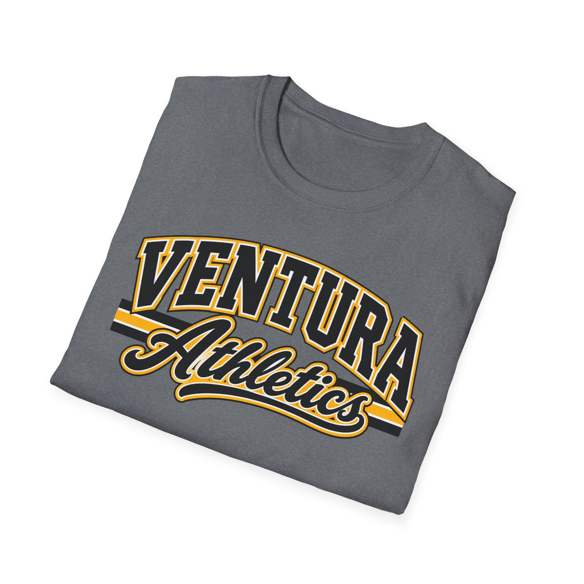 Ventura Athletics T-Shirt — Vintage Collegiate Crew Tee