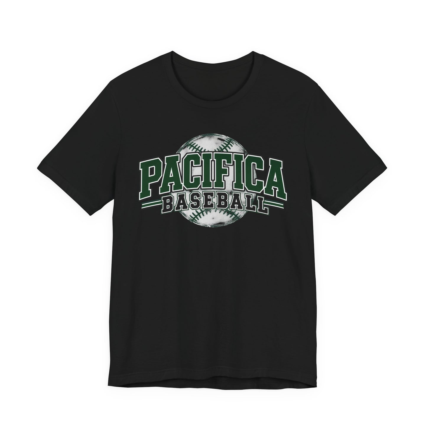 Pacifica Baseball Tee - Vintage Baseball Logo T-Shirt