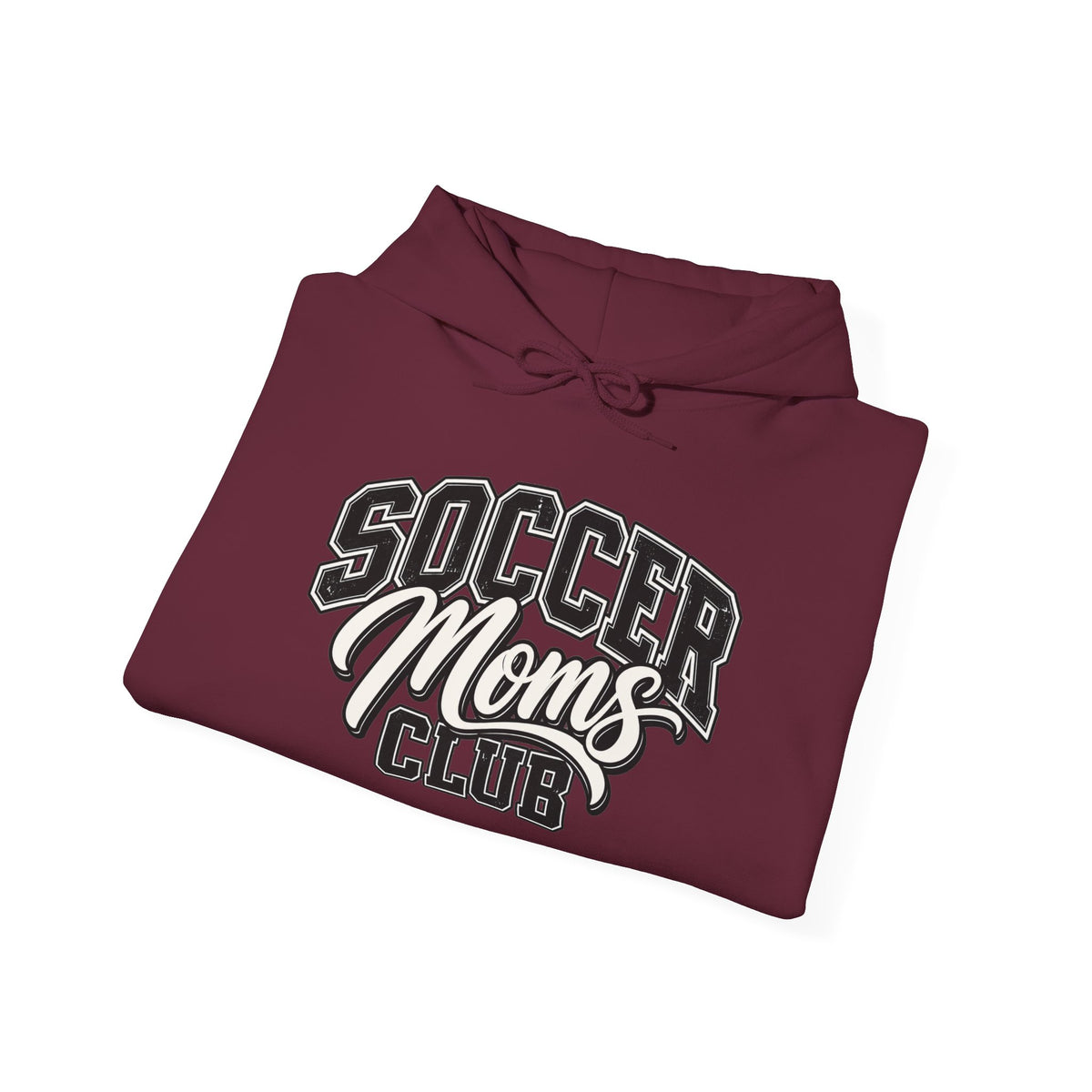 Soccer Moms Club Hoodie — Vintage Athletic Mom Pullover